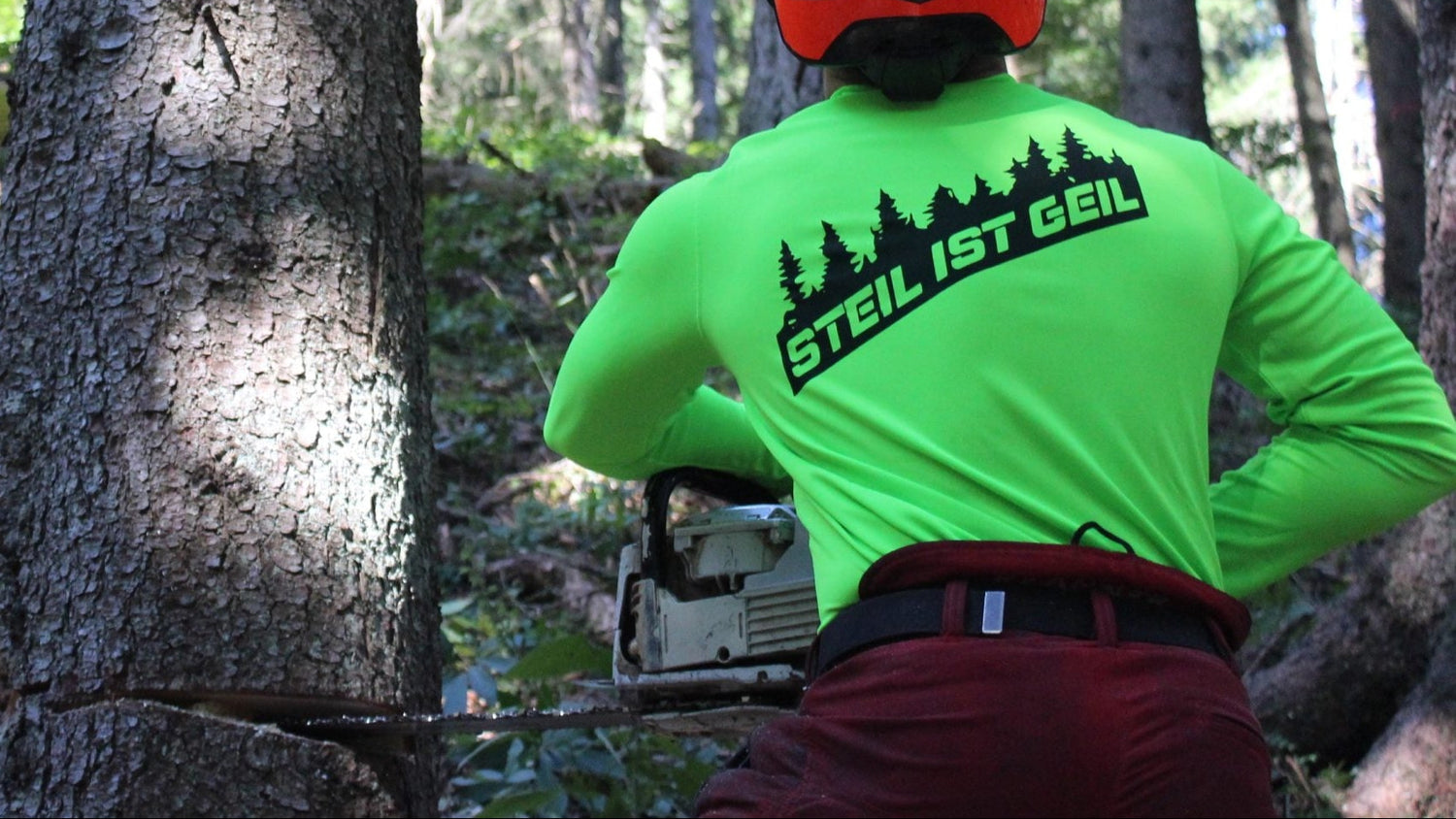 funktions shirt forst steil ist geil