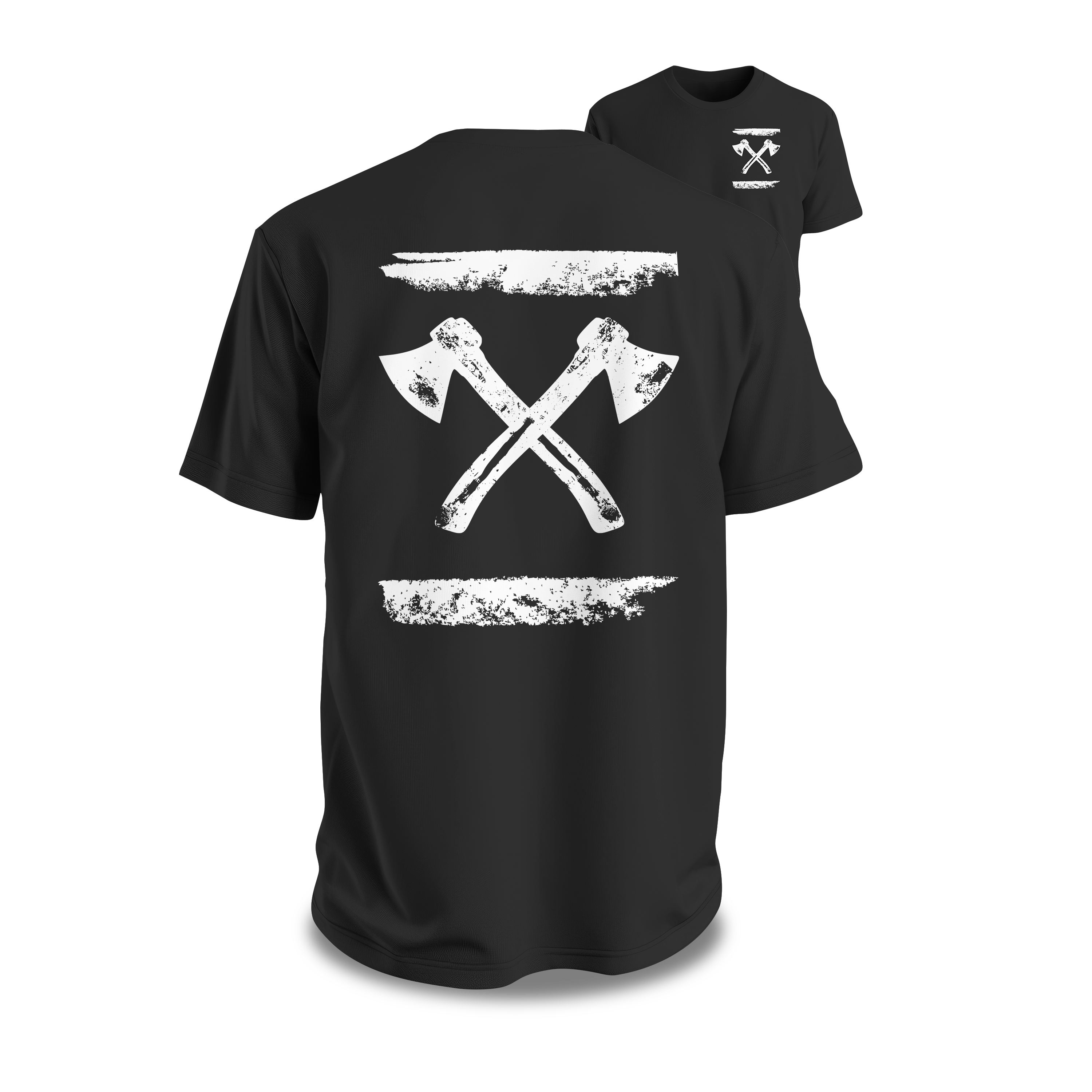 axes brushed II Premium T-Shirt Baumwolle