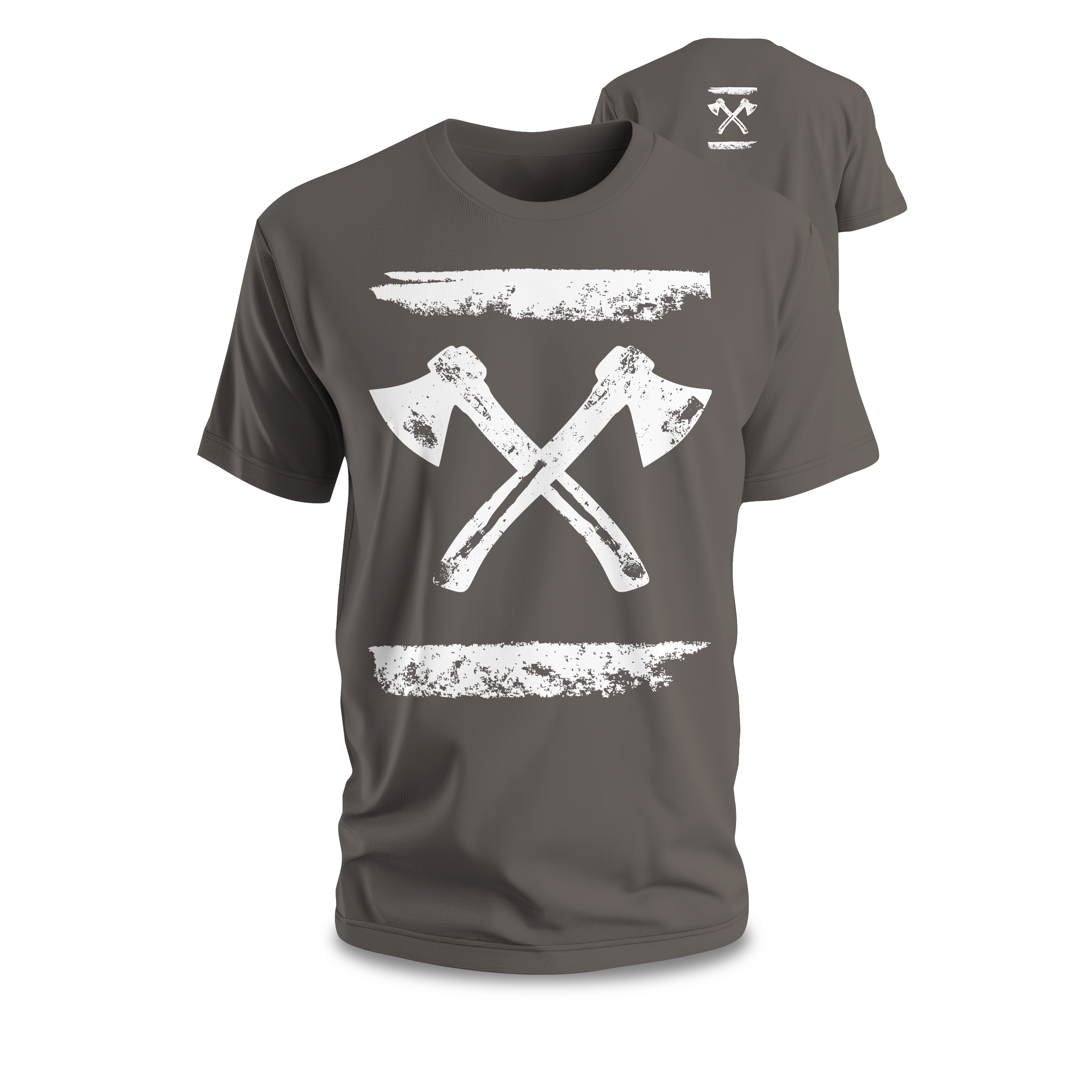 axes brushed II Premium T-Shirt Baumwolle