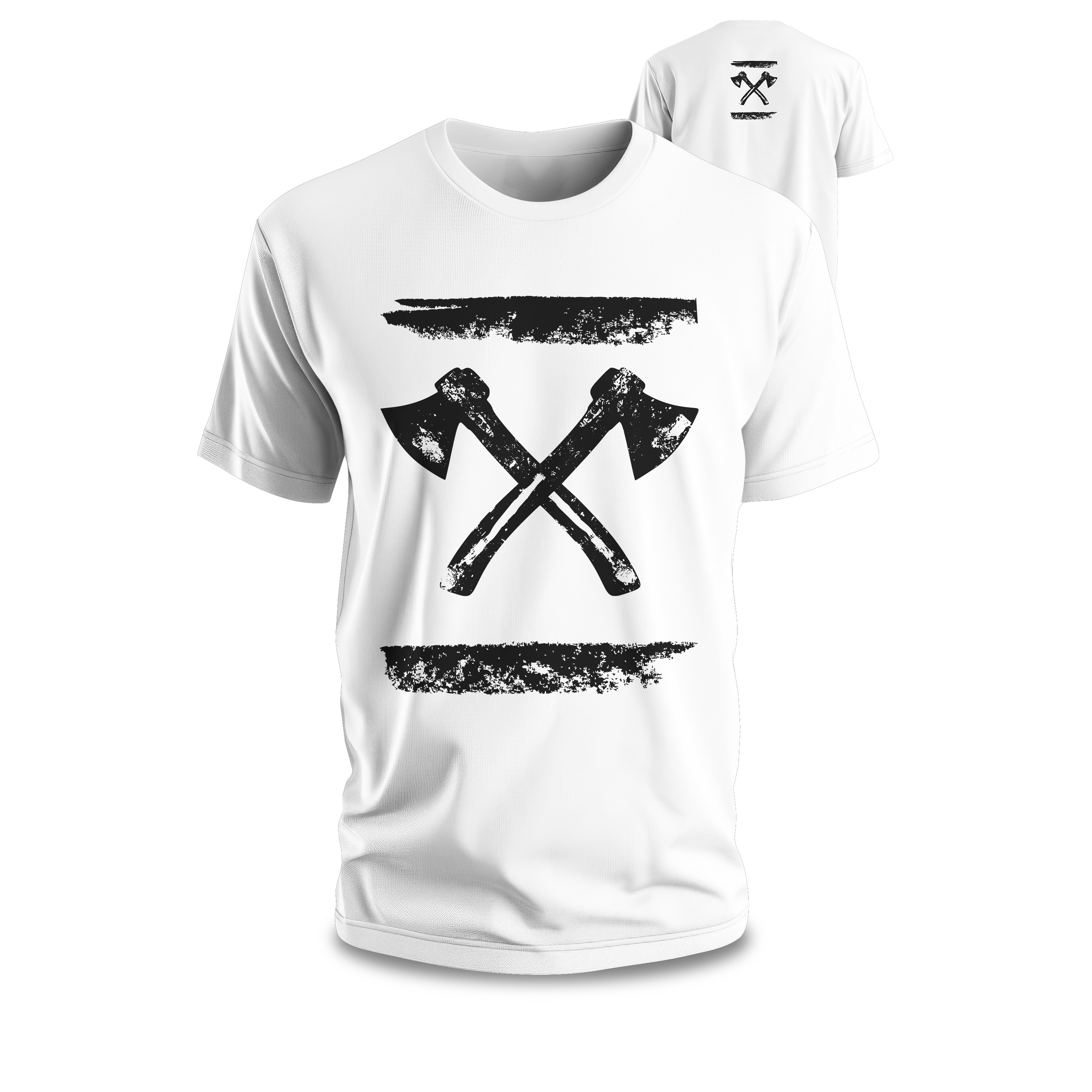 axes brushed II Premium T-Shirt Baumwolle