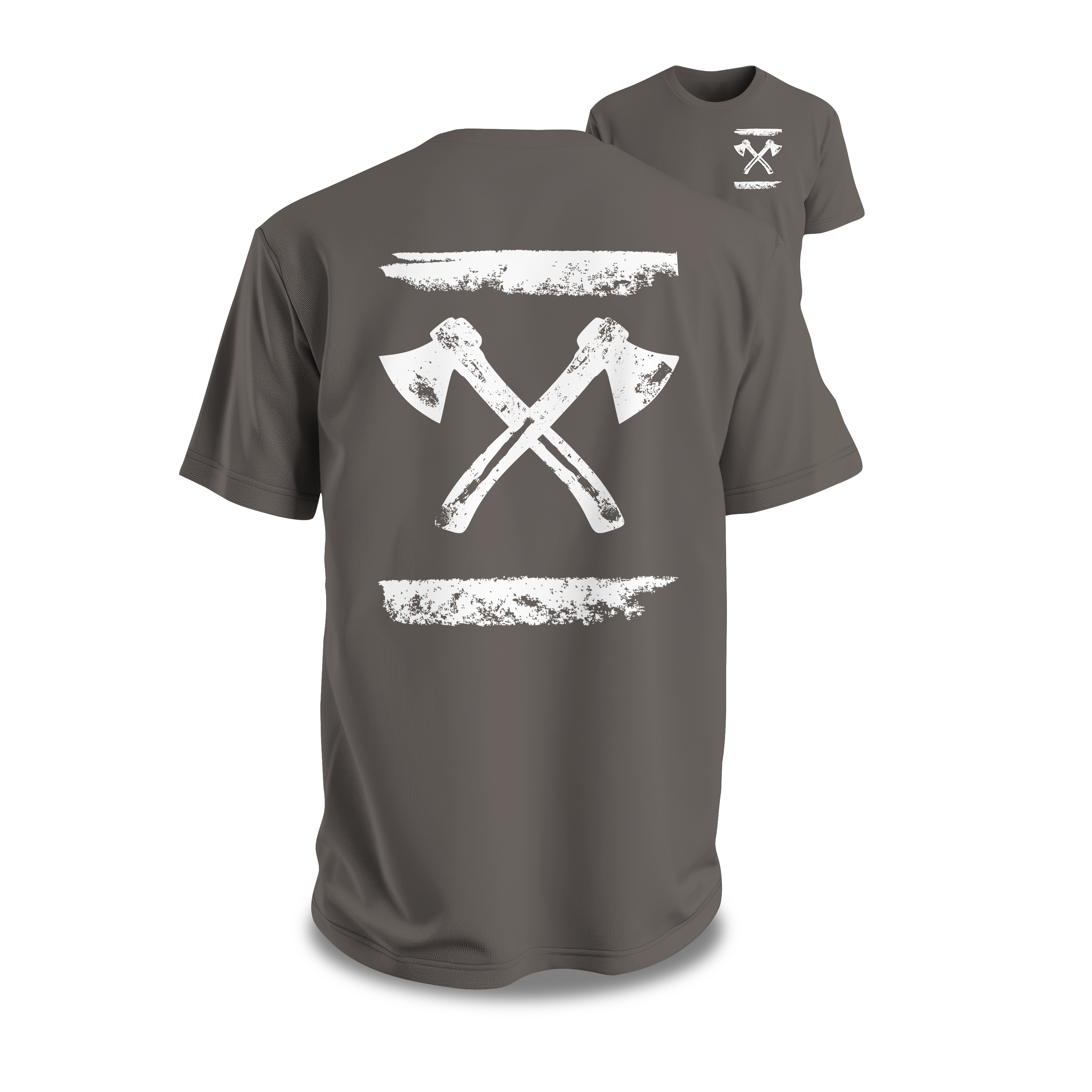 axes brushed II Premium T-Shirt Baumwolle