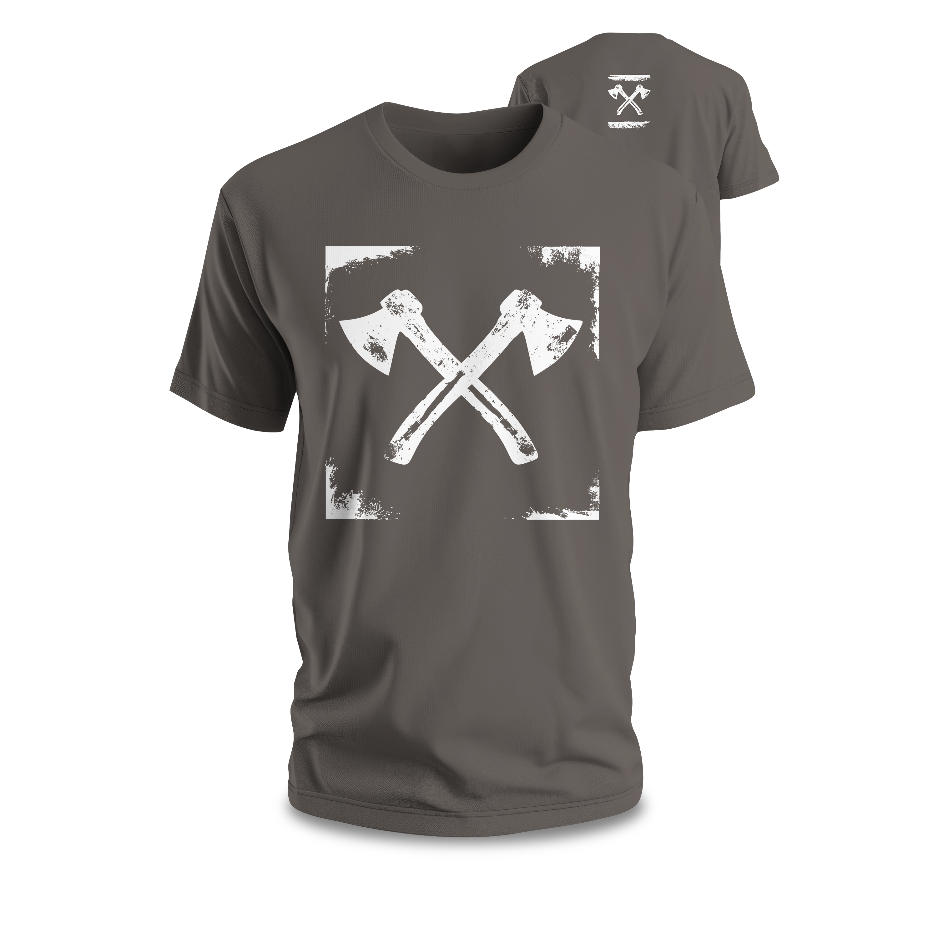 axes framed Premium T-Shirt Baumwolle