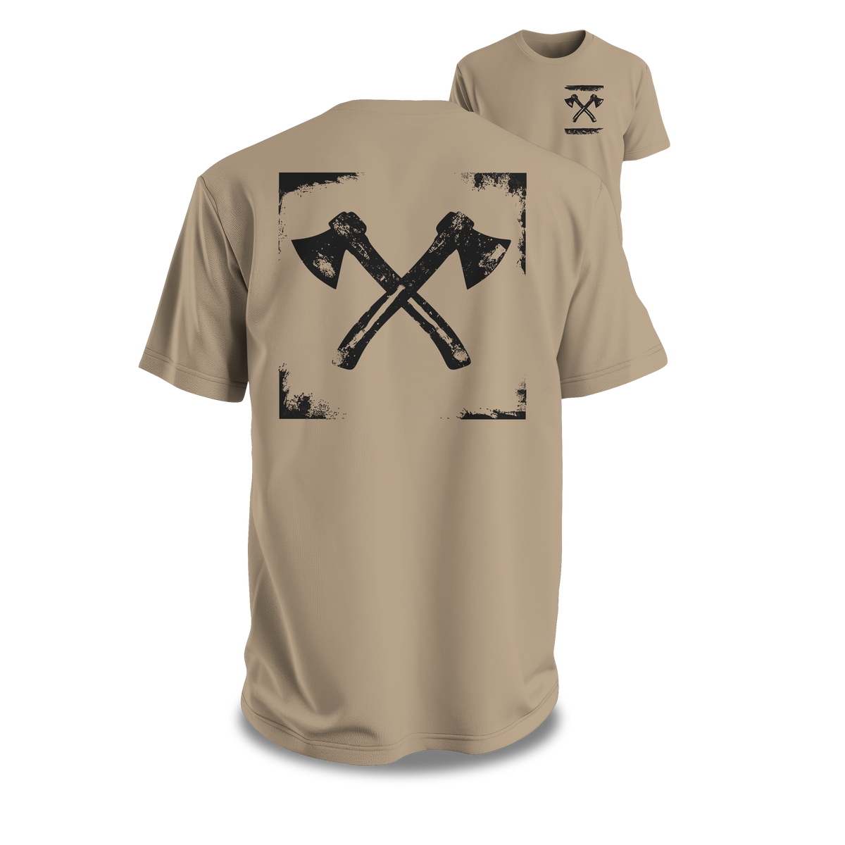axes framed Premium T-Shirt Baumwolle