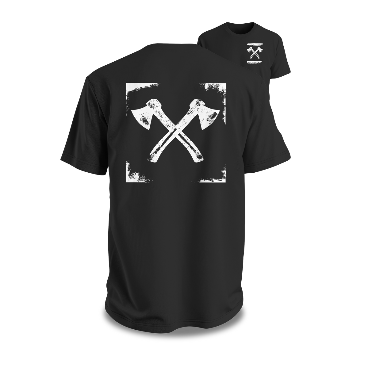 axes framed Premium T-Shirt Baumwolle