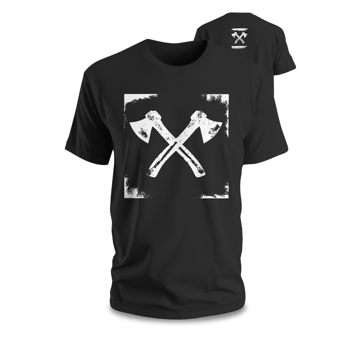 axes framed Premium T-Shirt Baumwolle