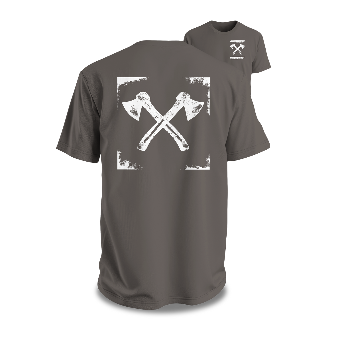 axes framed Premium T-Shirt Baumwolle