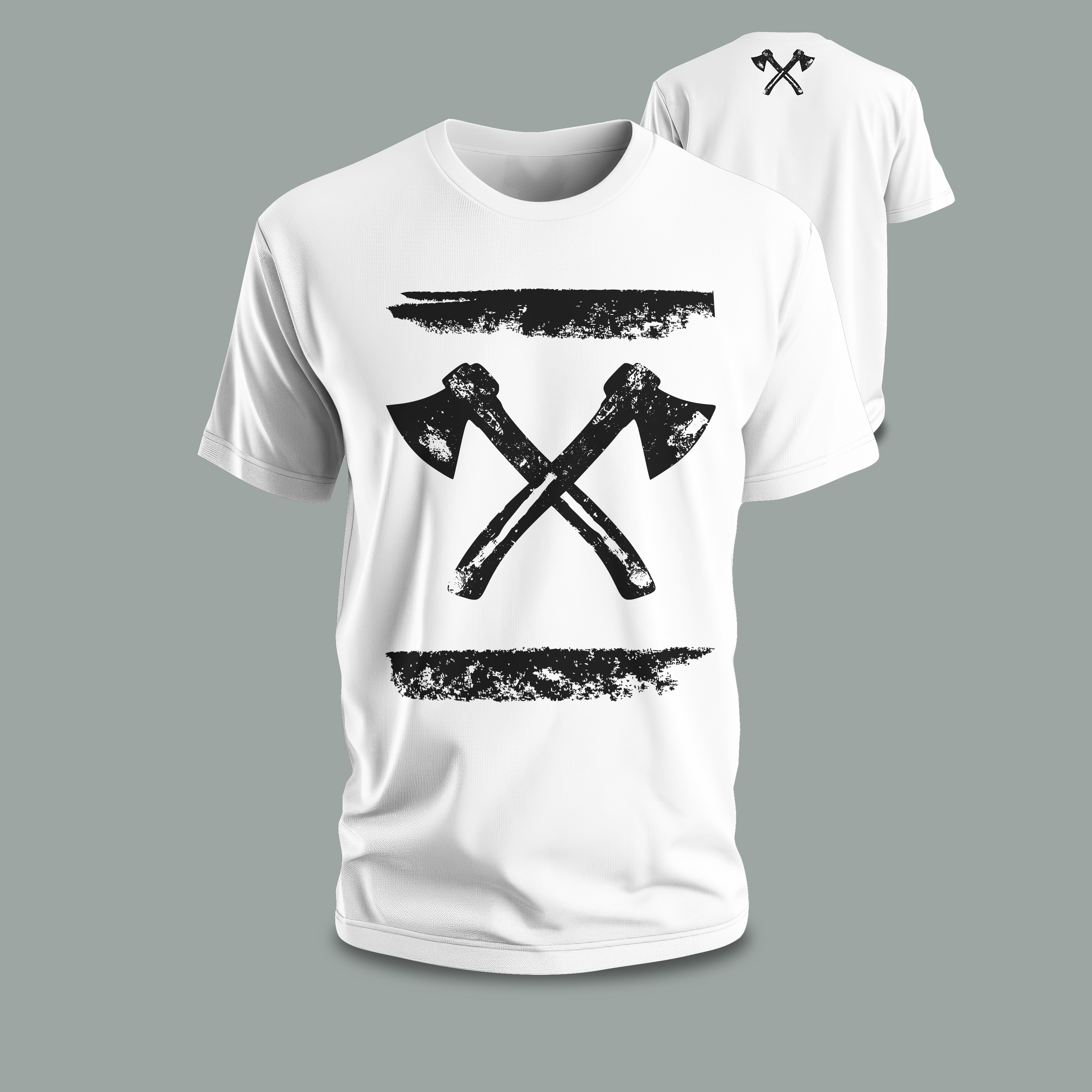 axes brushed II
