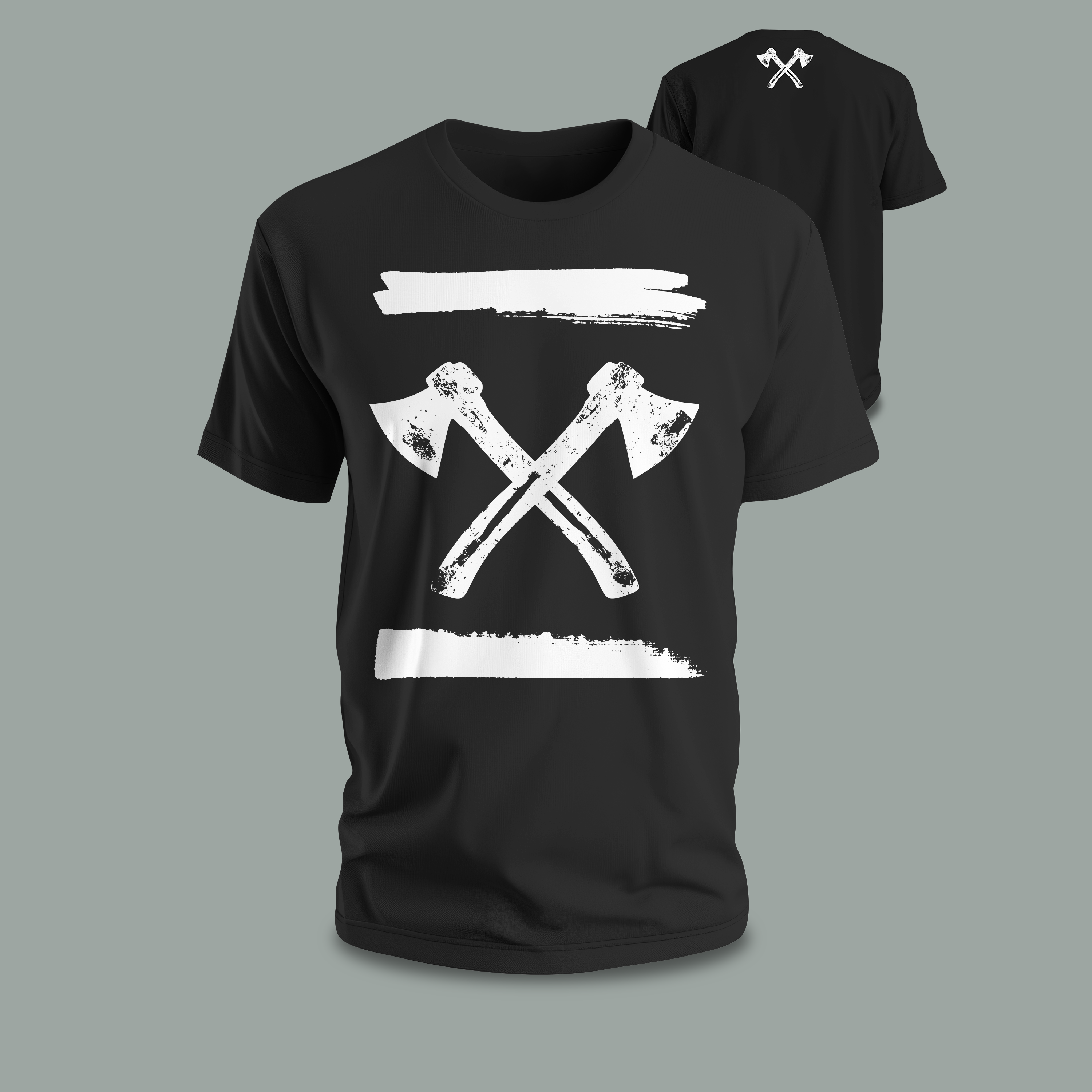 axes brushed III