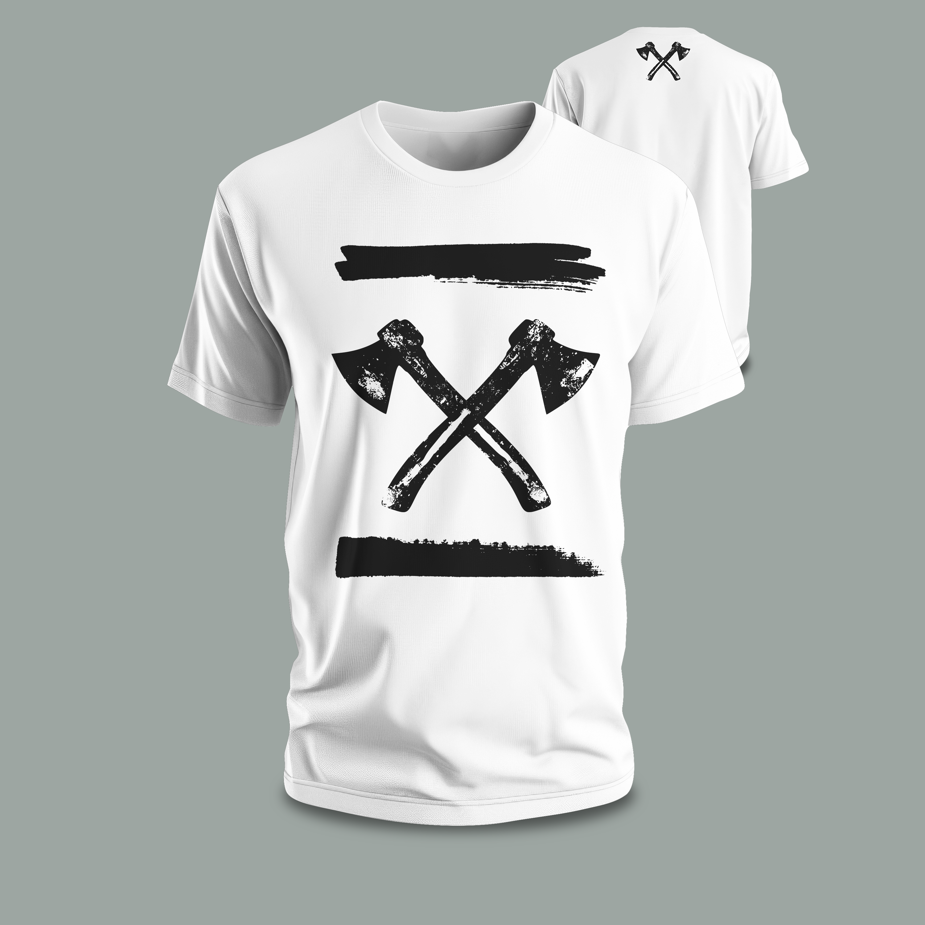 axes brushed III