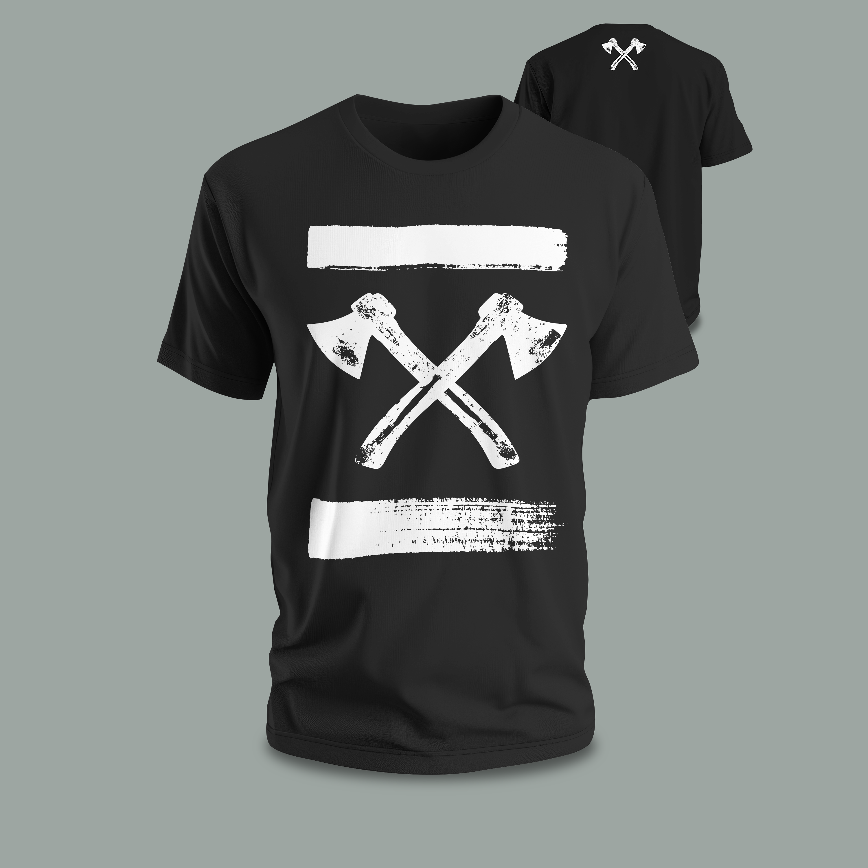axes brushed I