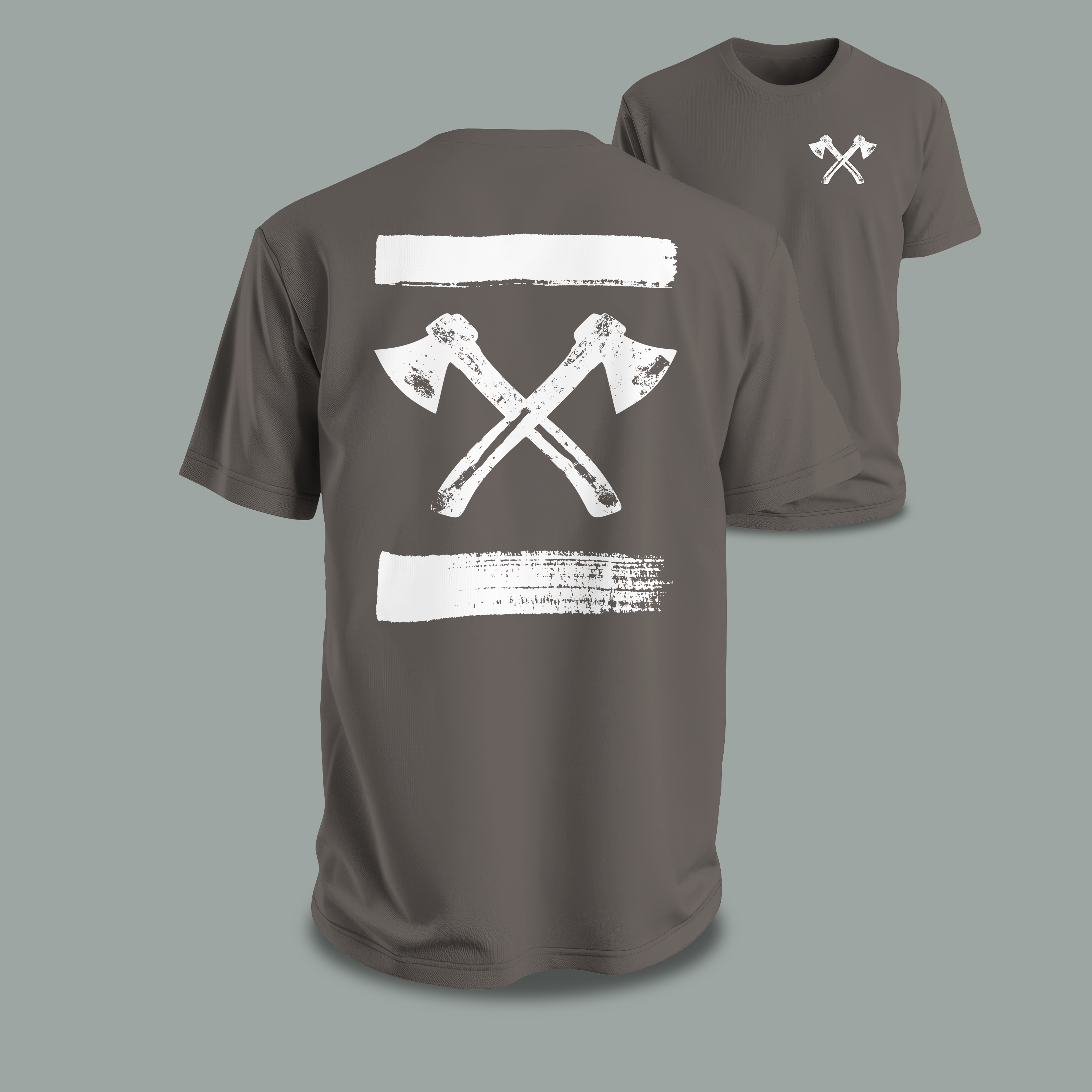 axes brushed I