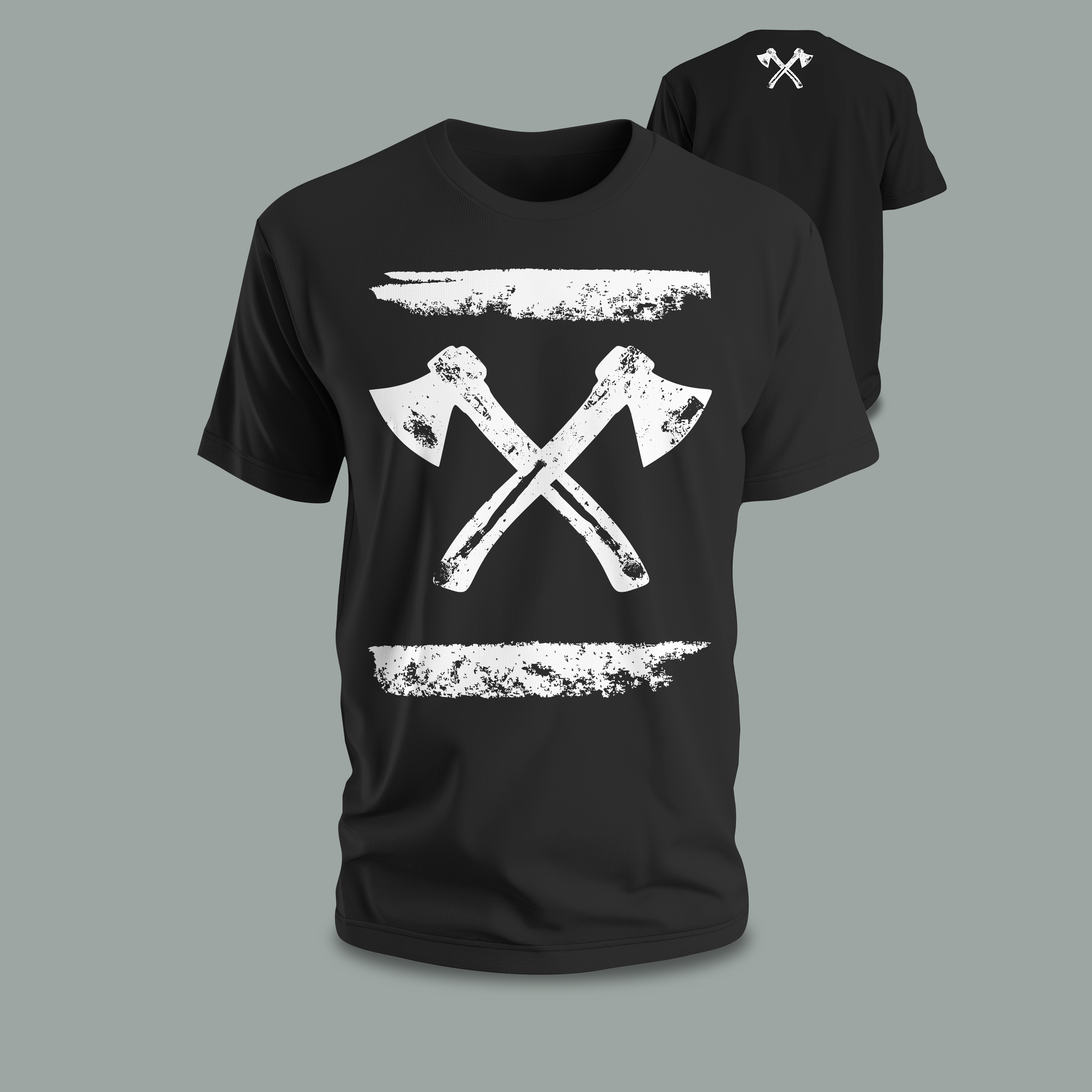 axes brushed II