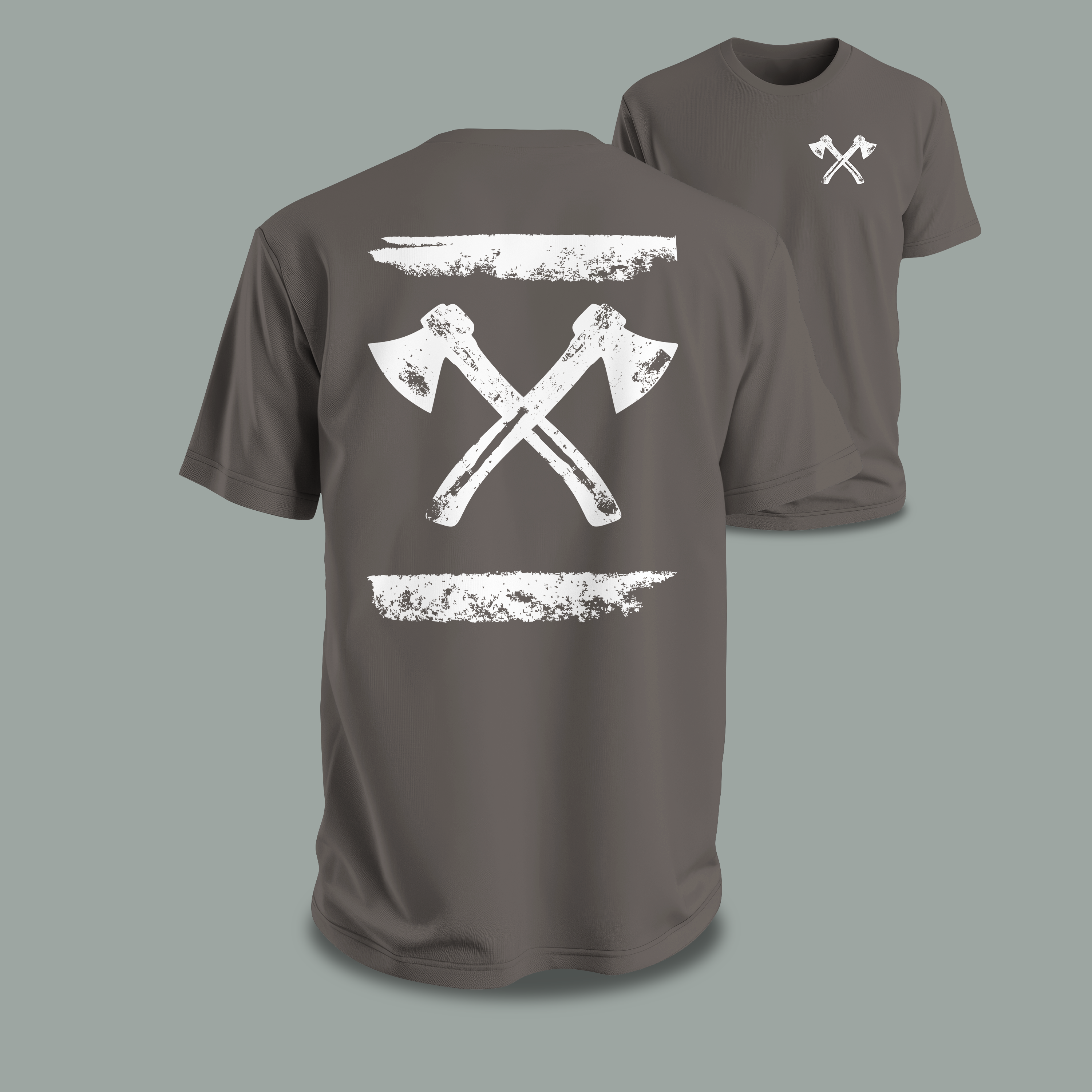axes brushed II