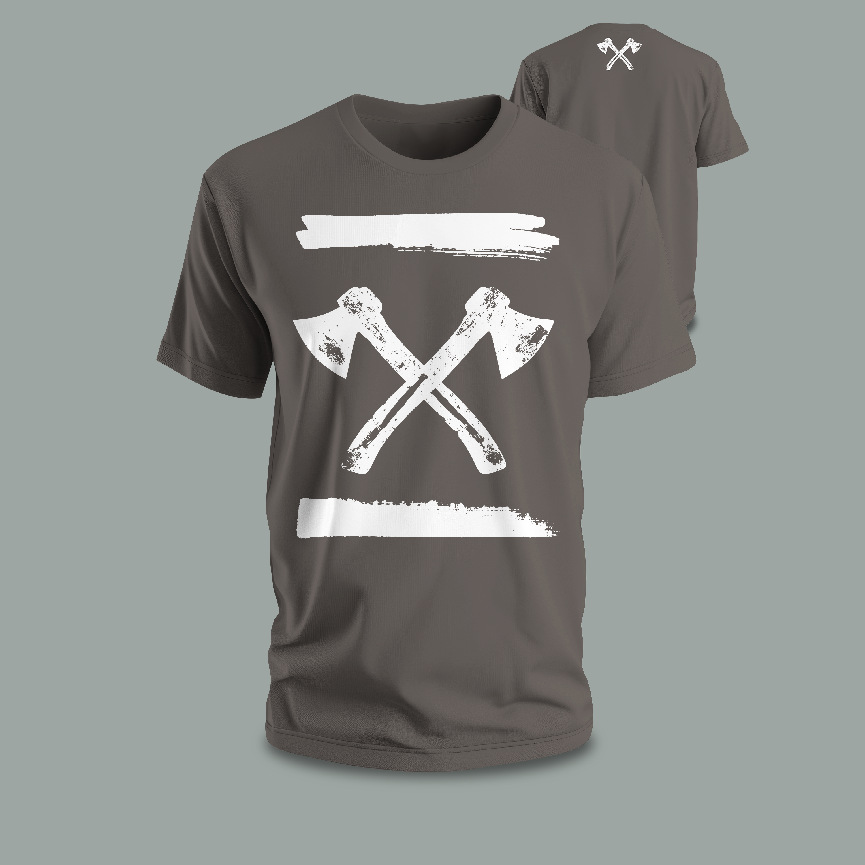 axes brushed III