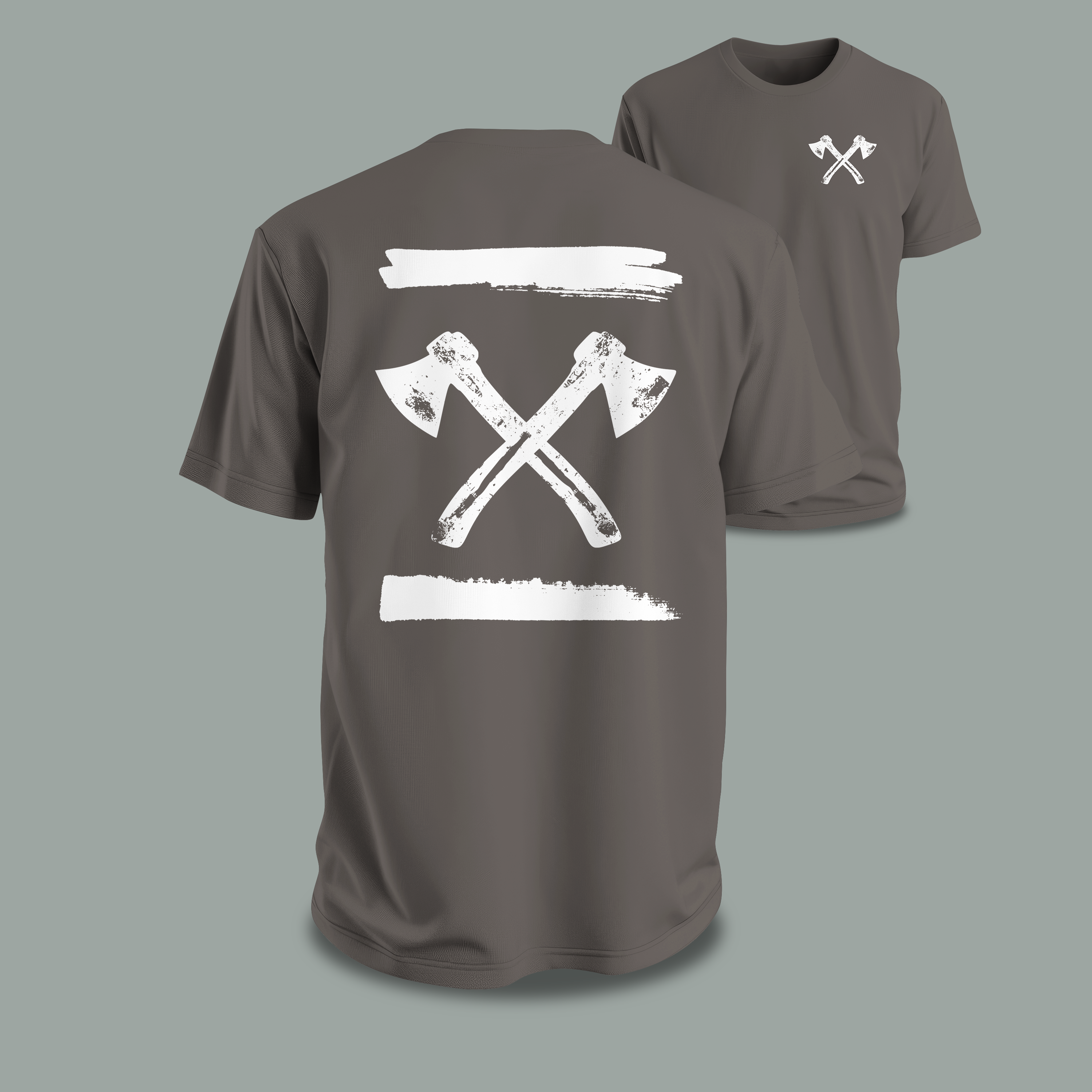 axes brushed III