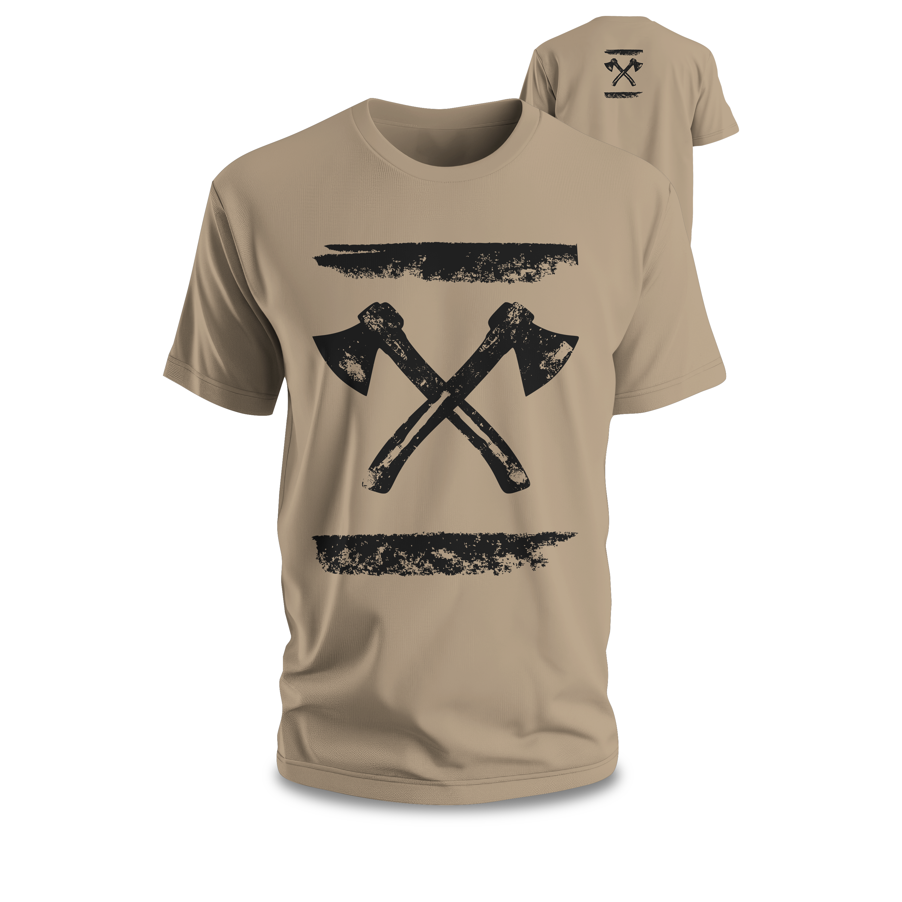 axes brushed II Premium T-Shirt Baumwolle