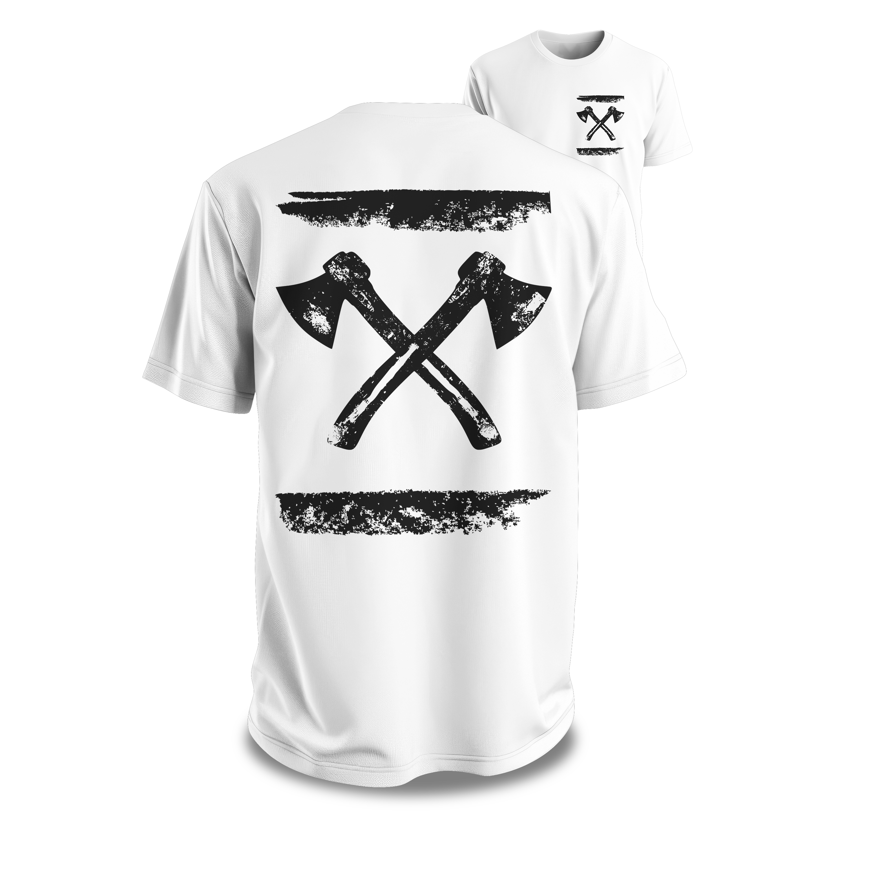 axes brushed II Premium T-Shirt Baumwolle