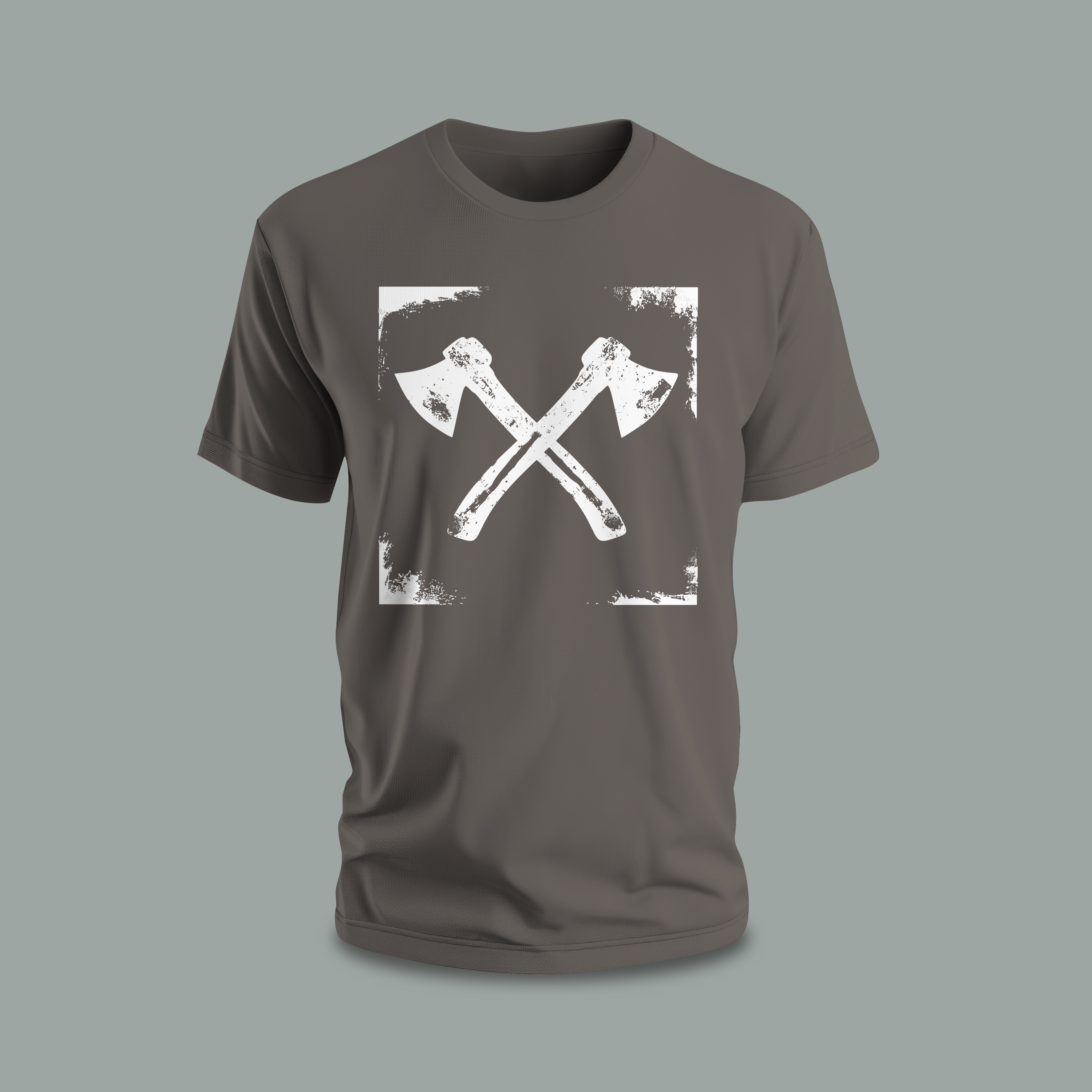 axes framed I