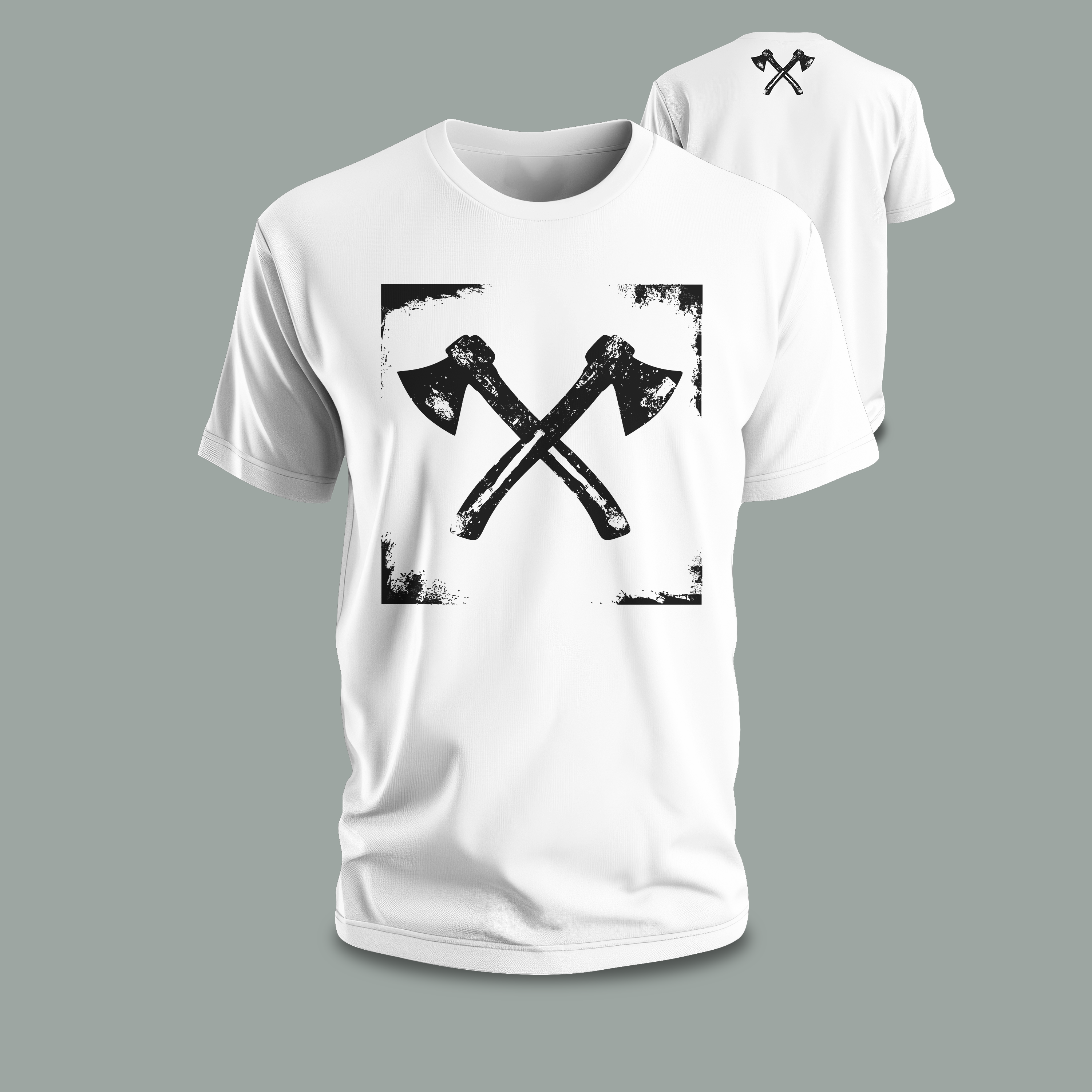 axes framed I
