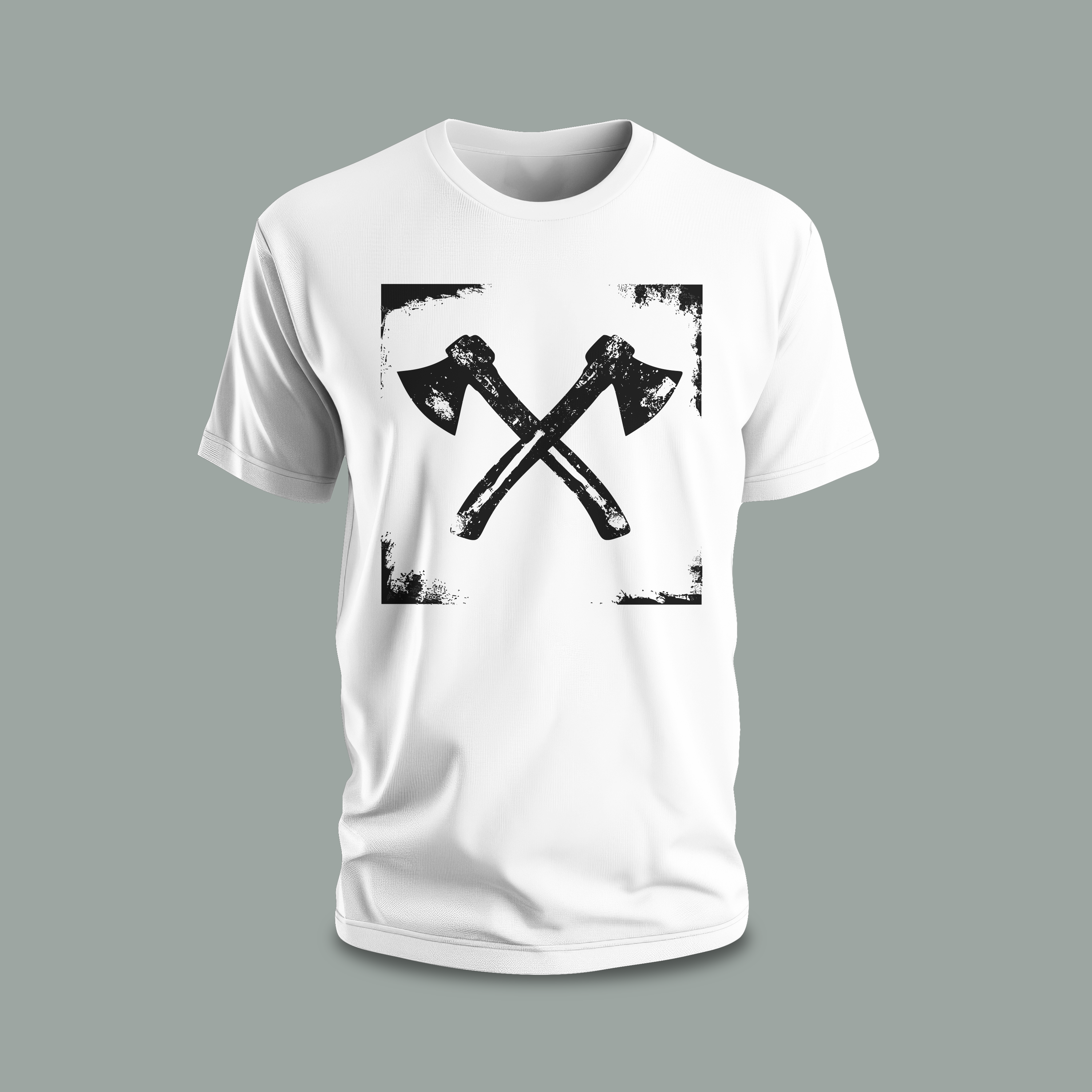axes framed I