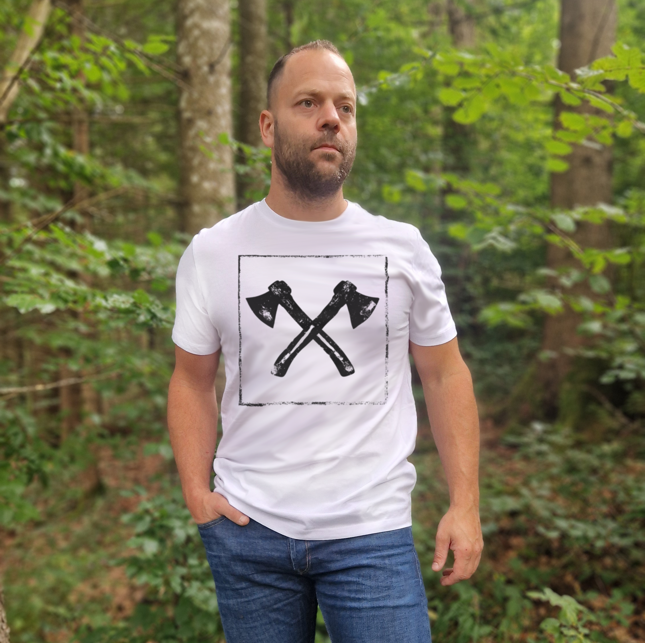 axes framed II