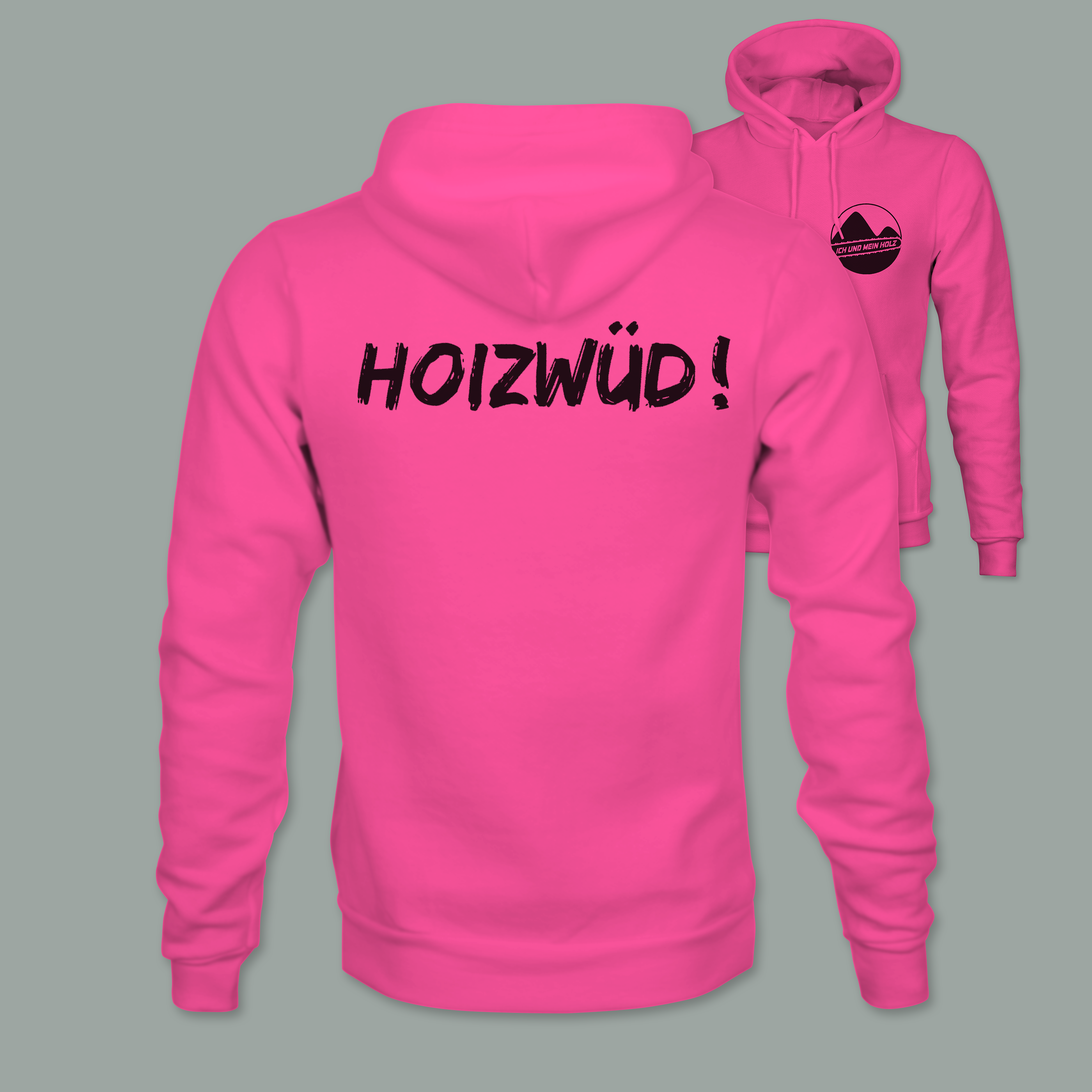 HOIZWÜD Hoodie Baumwolle