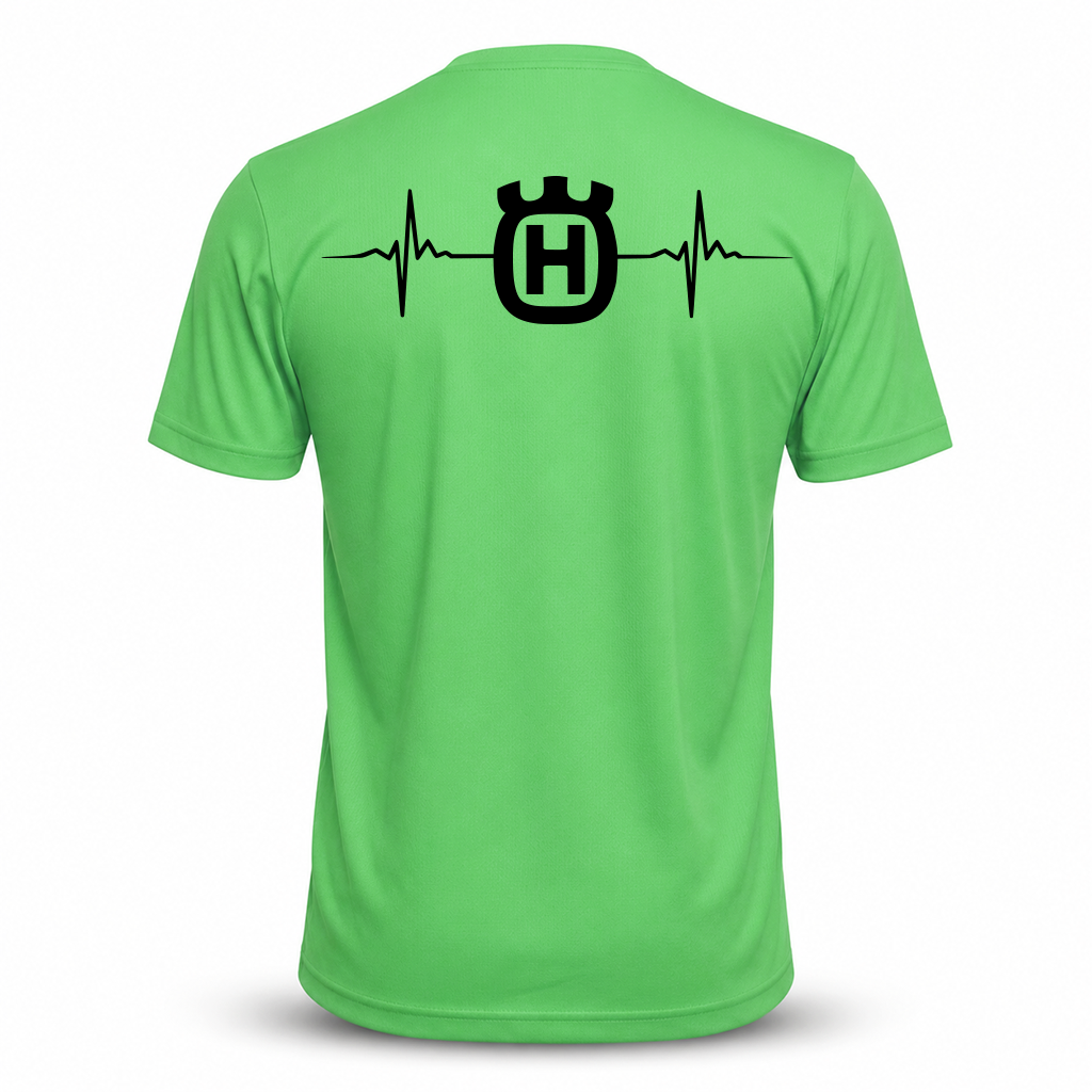 "HUSQVARNA Heartbeat" Funktions Shirt