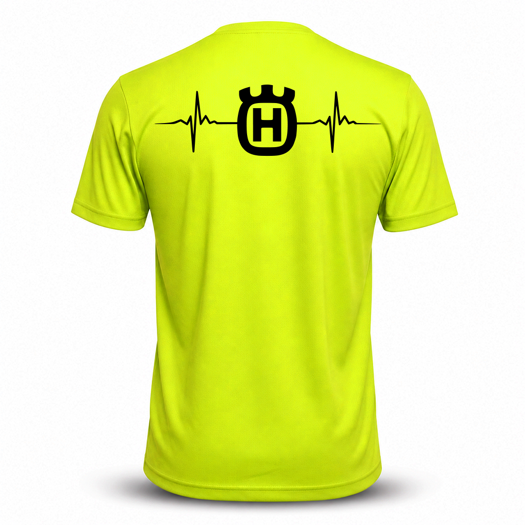 "HUSQVARNA Heartbeat" Funktions Shirt