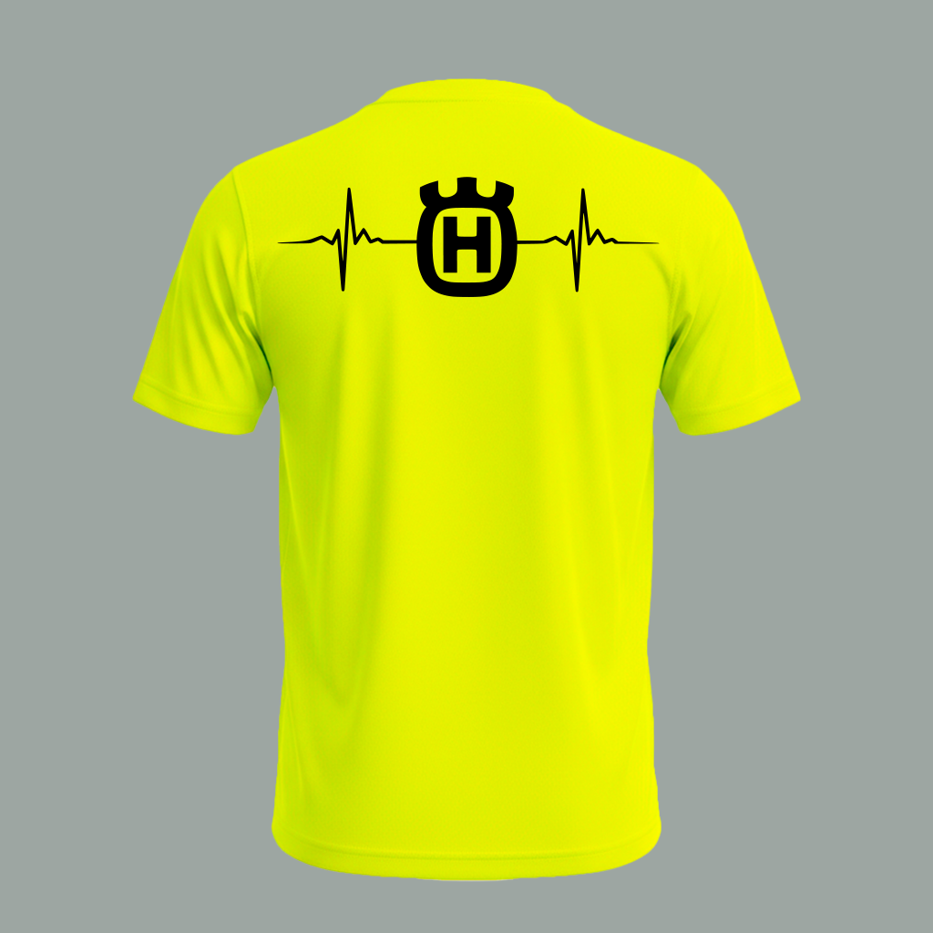 "HUSQVARNA Heartbeat" Funktions Shirt