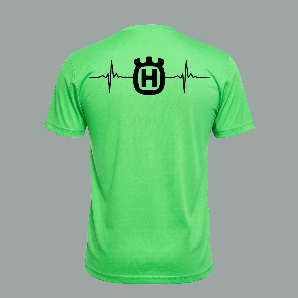 "HUSQVARNA Heartbeat" Funktions Shirt