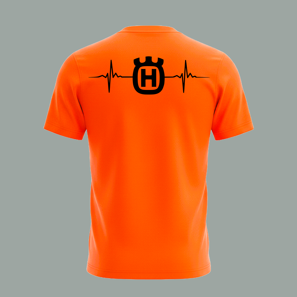"HUSQVARNA Heartbeat" Funktions Shirt