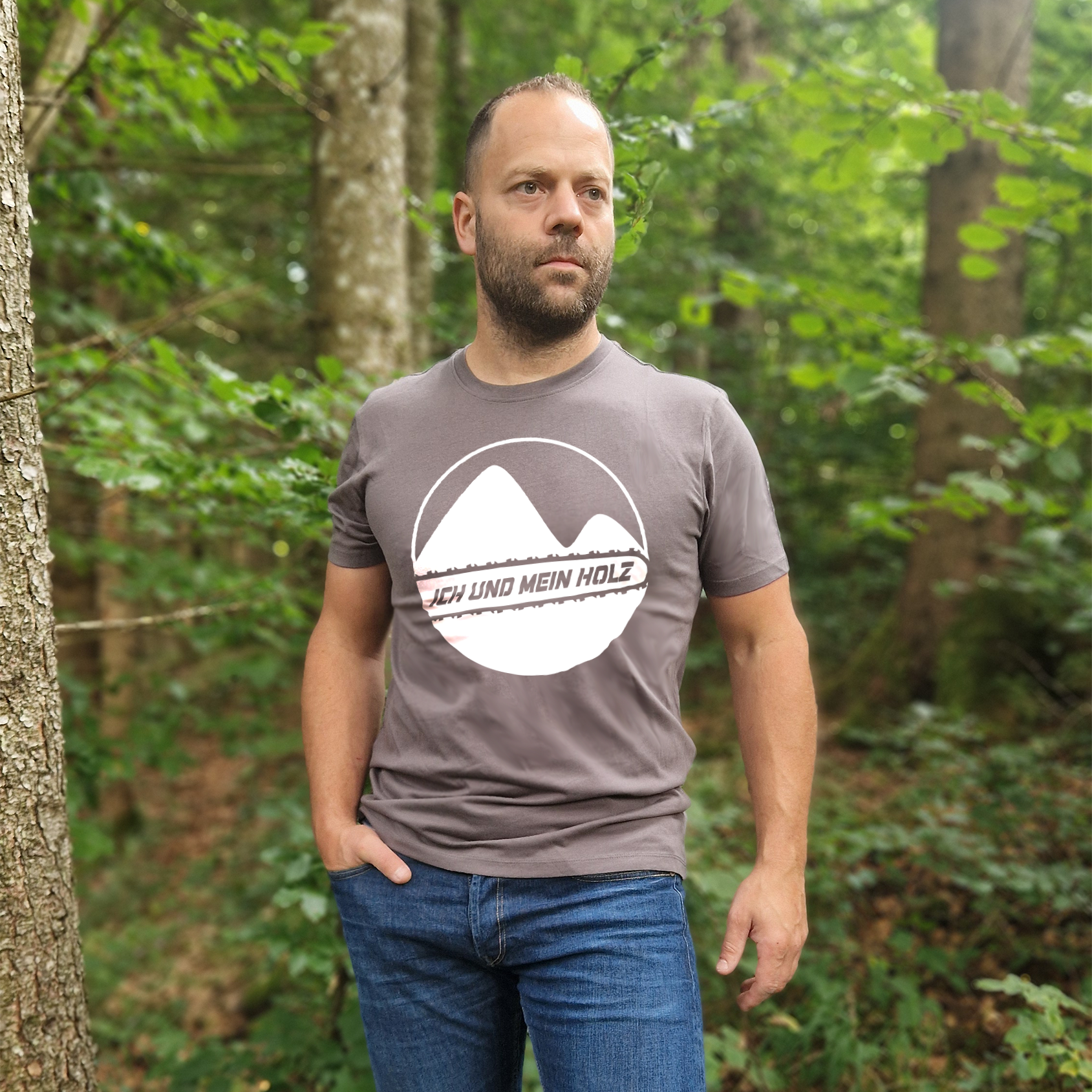 IchundmeinHolz Premium T-Shirt Baumwolle