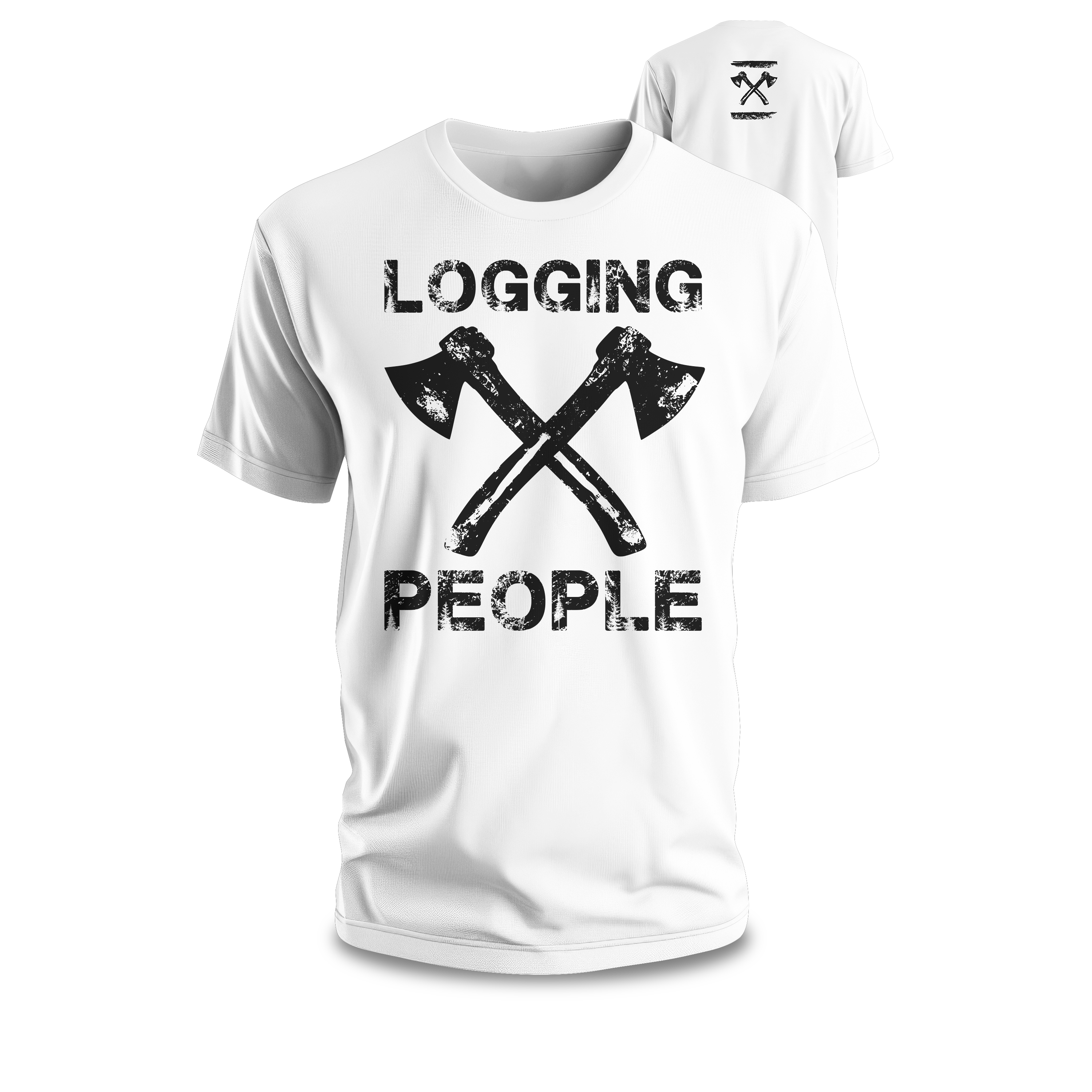 Logging People II Premium T-Shirt Baumwolle