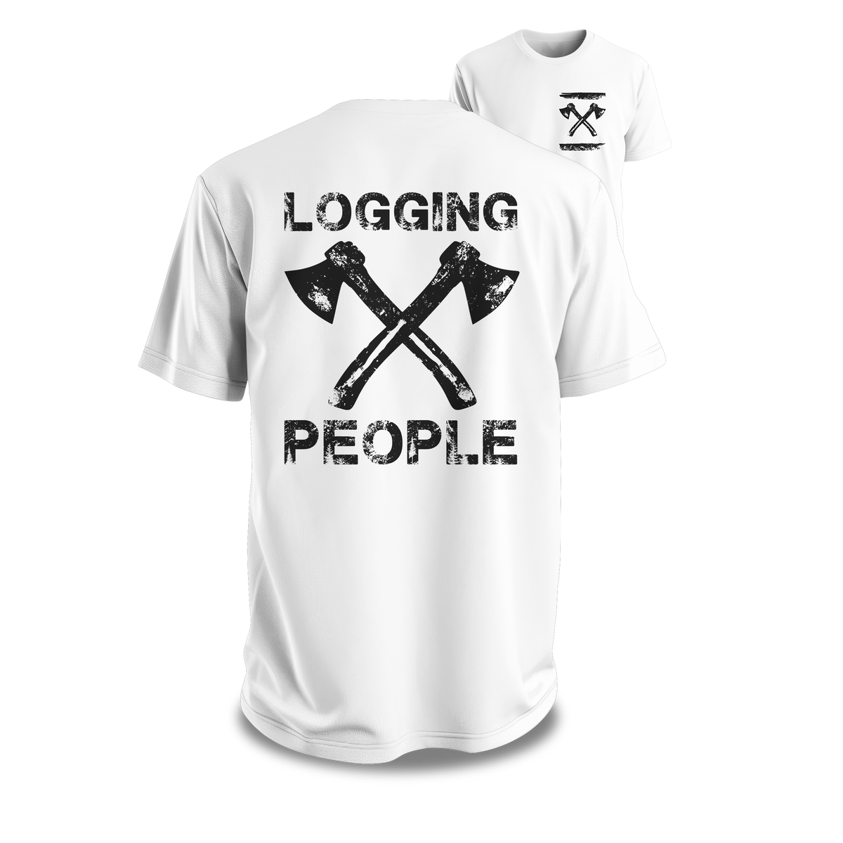 Logging People II Premium T-Shirt Baumwolle