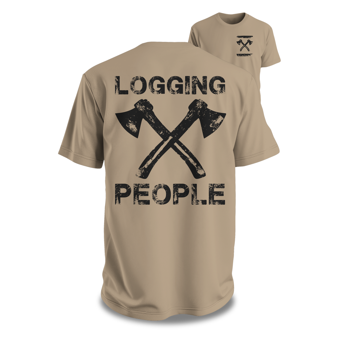 Logging People II Premium T-Shirt Baumwolle