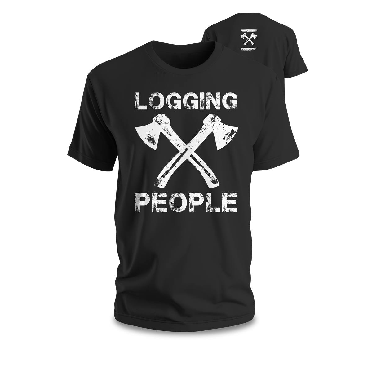 Logging People II Premium T-Shirt Baumwolle