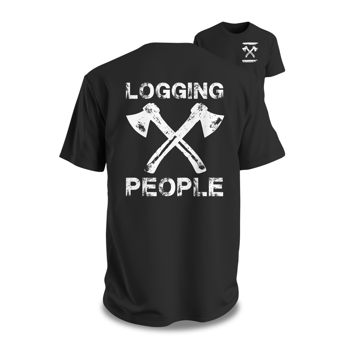 Logging People II Premium T-Shirt Baumwolle