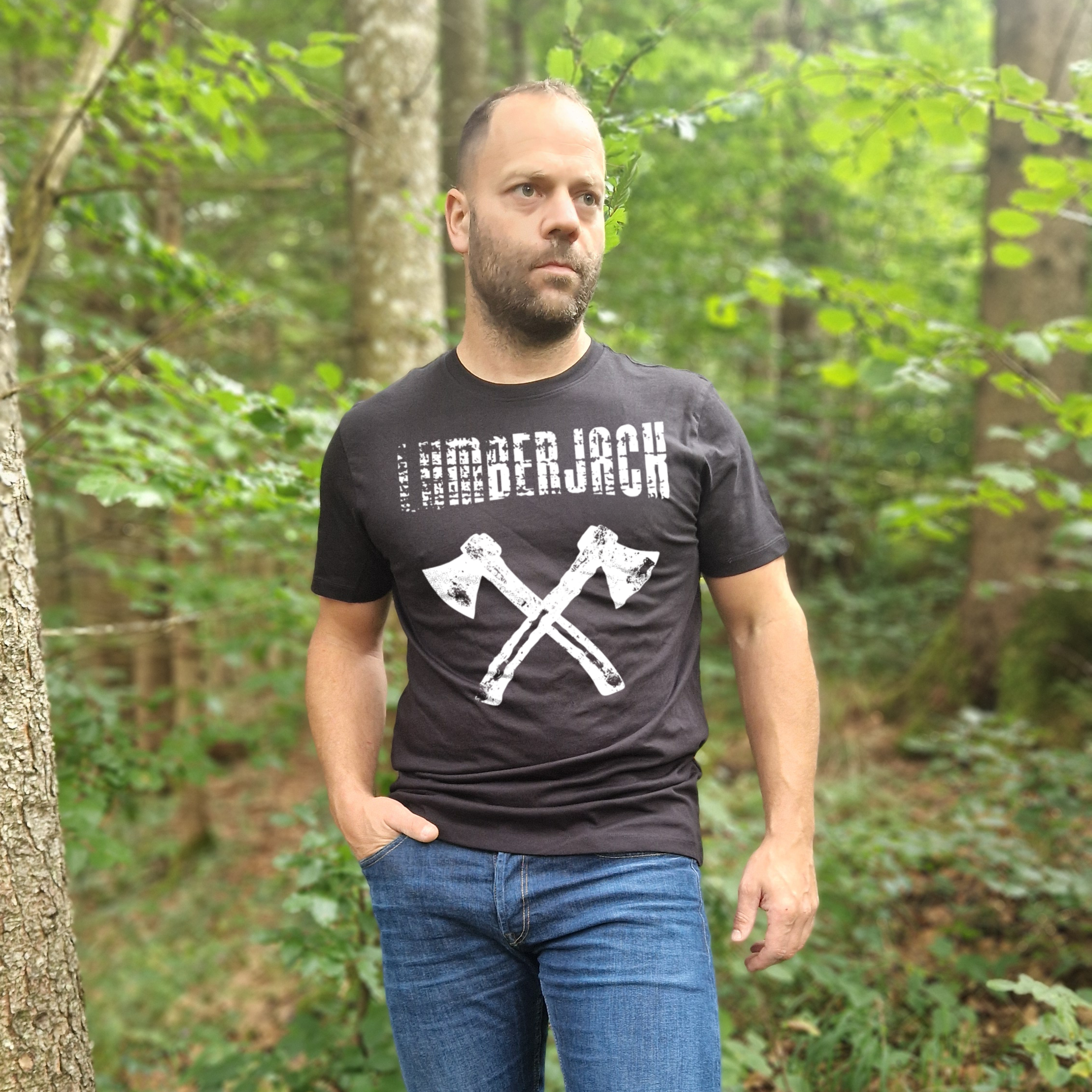 Lumberjack brushed Premium T-Shirt Baumwolle