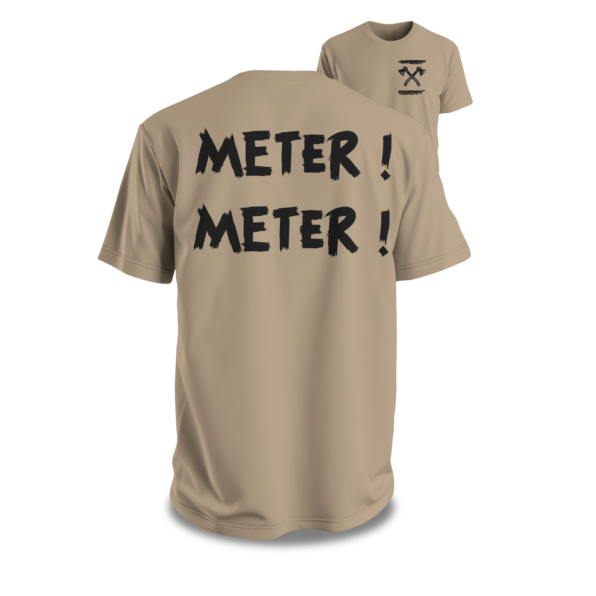 METER METER Premium T-Shirt Baumwolle
