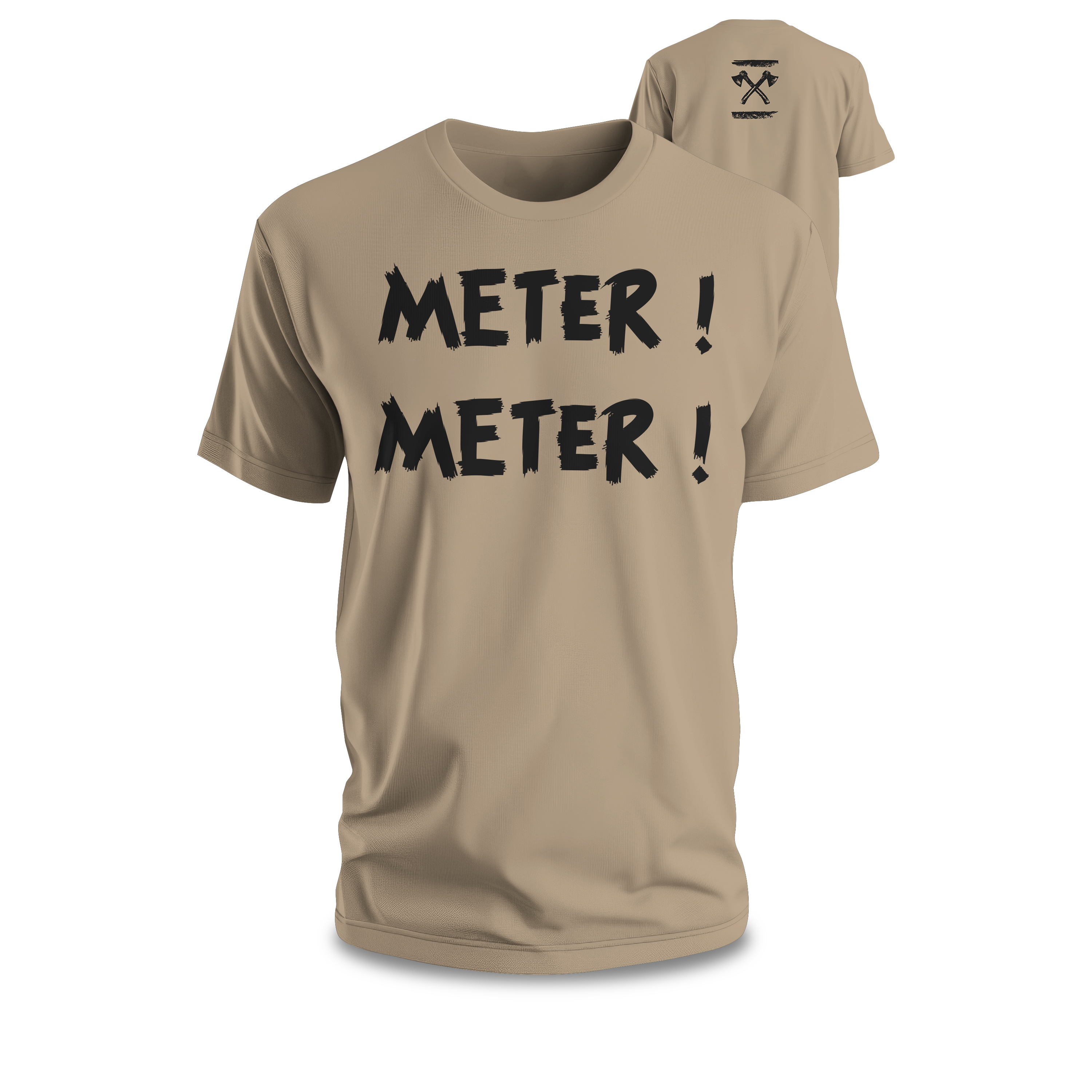 METER METER Premium T-Shirt Baumwolle
