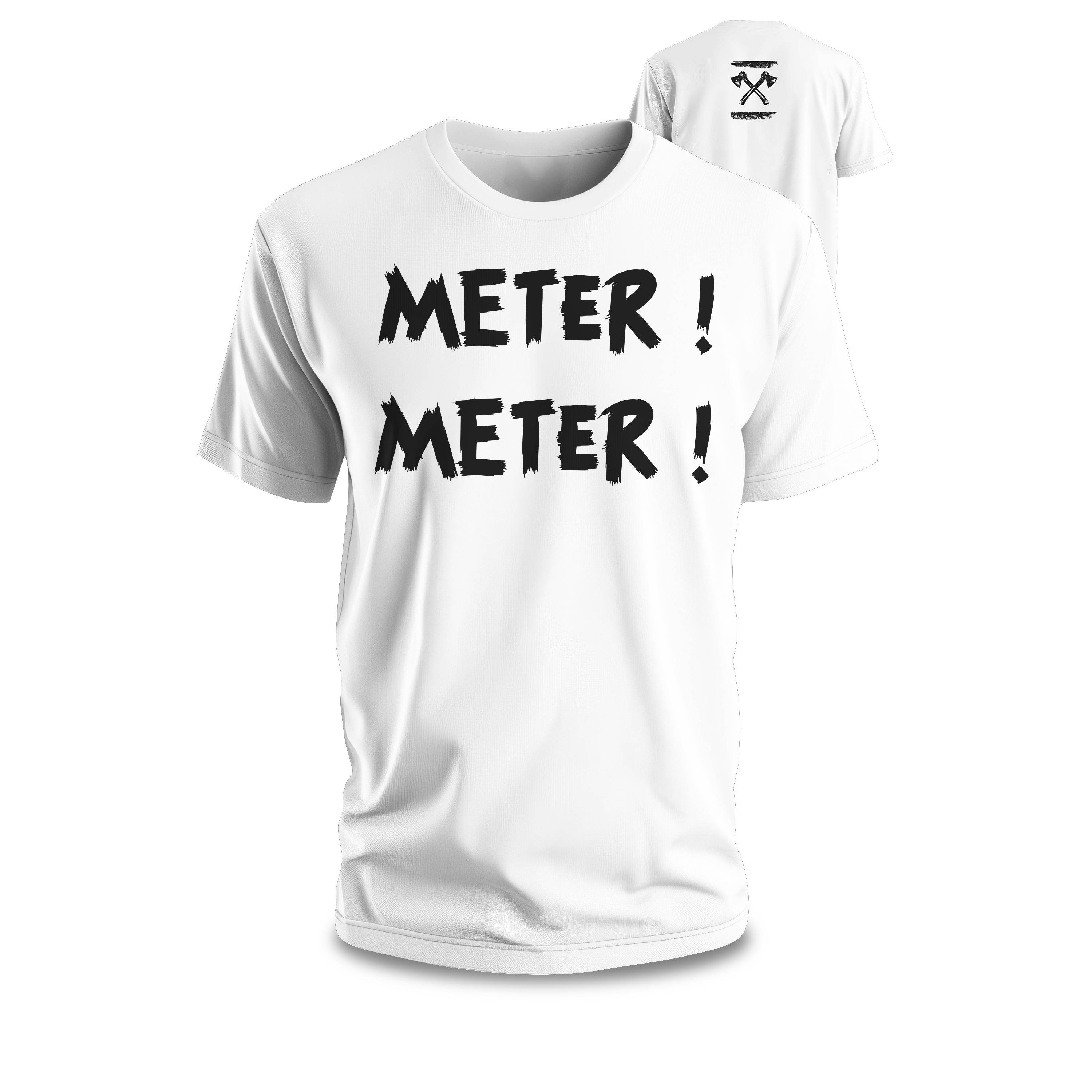 METER METER Premium T-Shirt Baumwolle