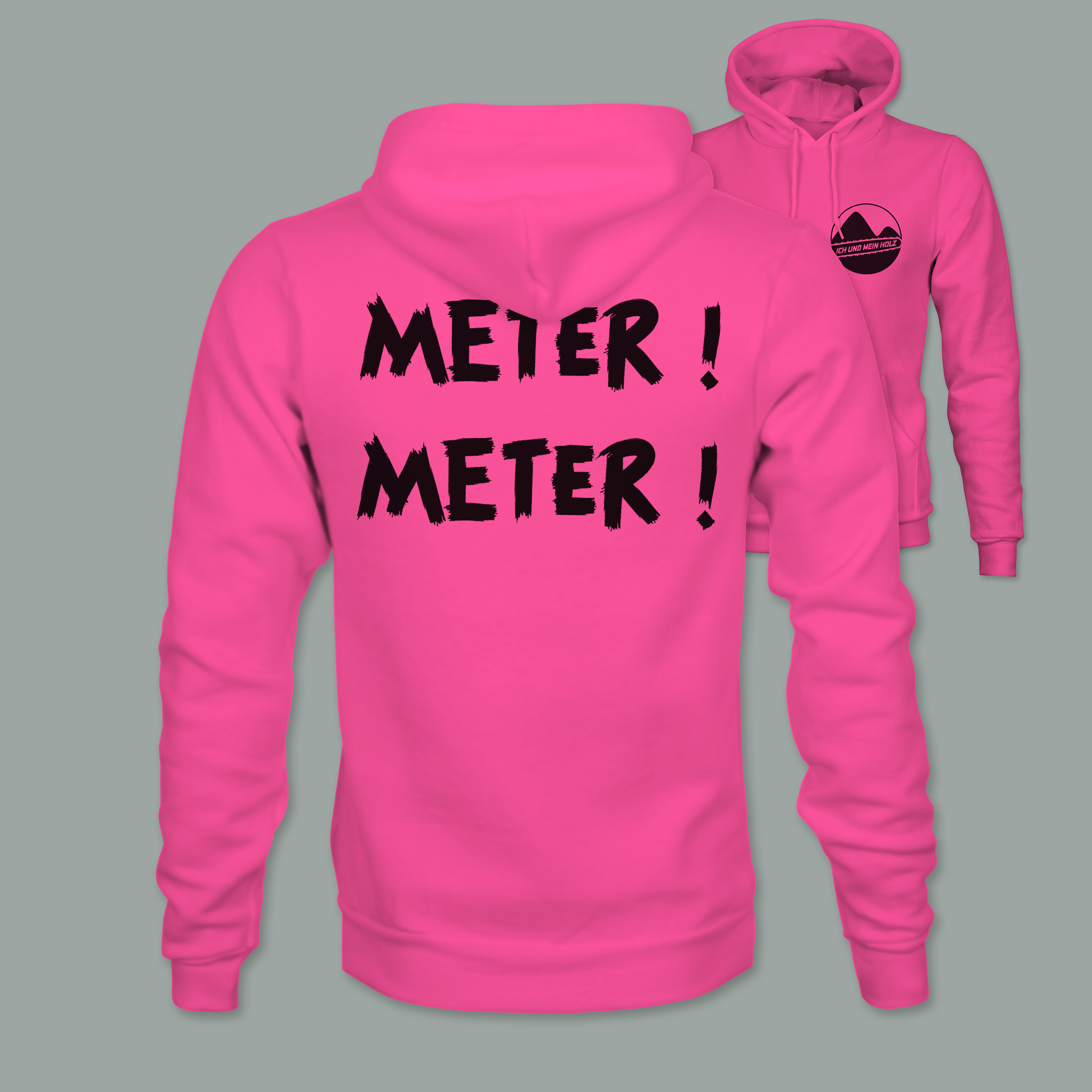 METER METER Hoodie Baumwolle