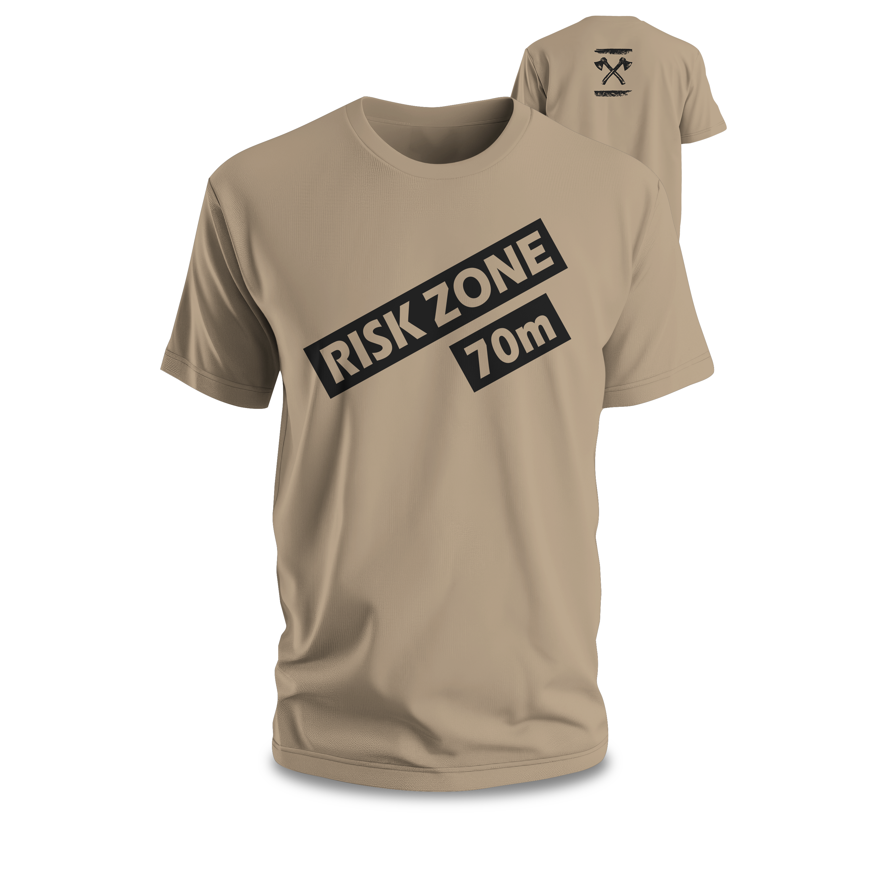 RISK ZONE Premium T-Shirt Baumwolle