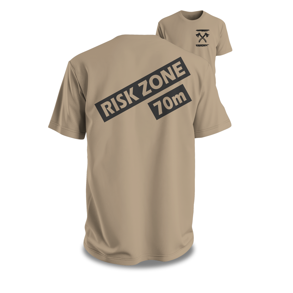 RISK ZONE Premium T-Shirt Baumwolle